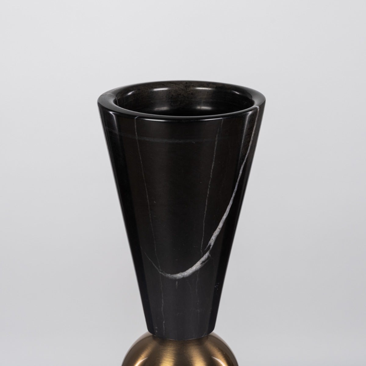 Glow Getter Double (Black) Marble Candle Holder