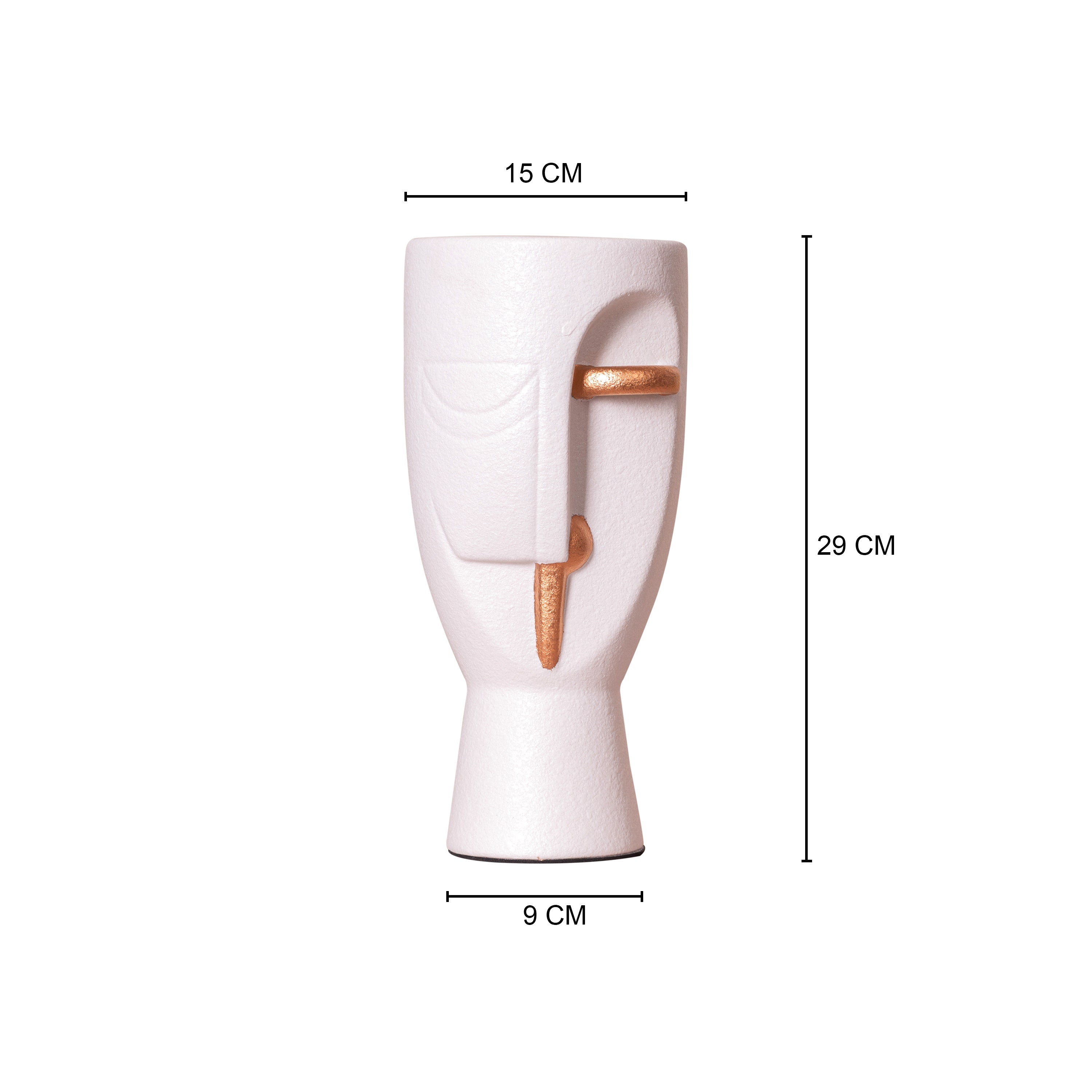 Ravishing Riddle (Large, White) Ceramic Vase