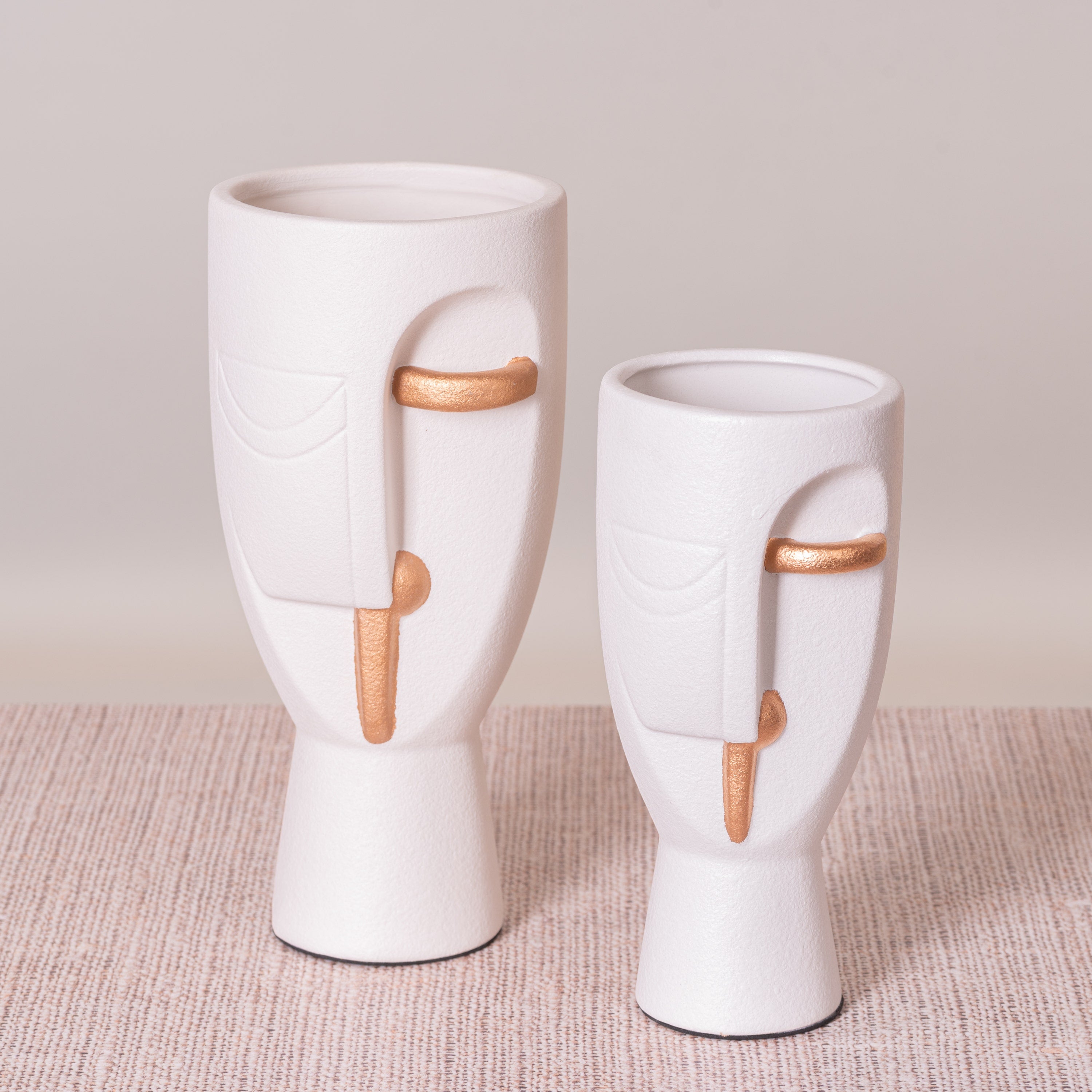 Ravishing Riddle (Large, White) Ceramic Vase