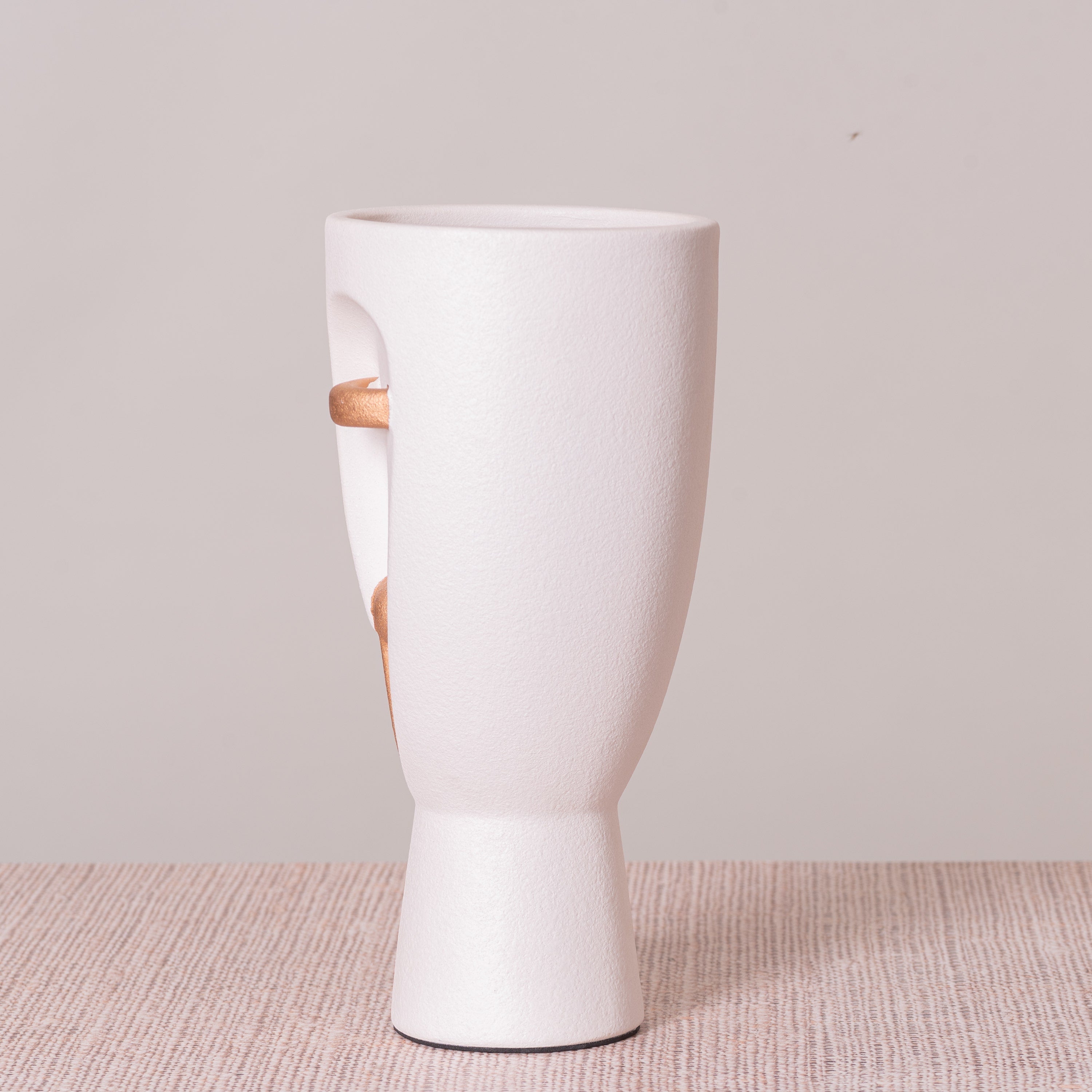 Ravishing Riddle (Large, White) Ceramic Vase