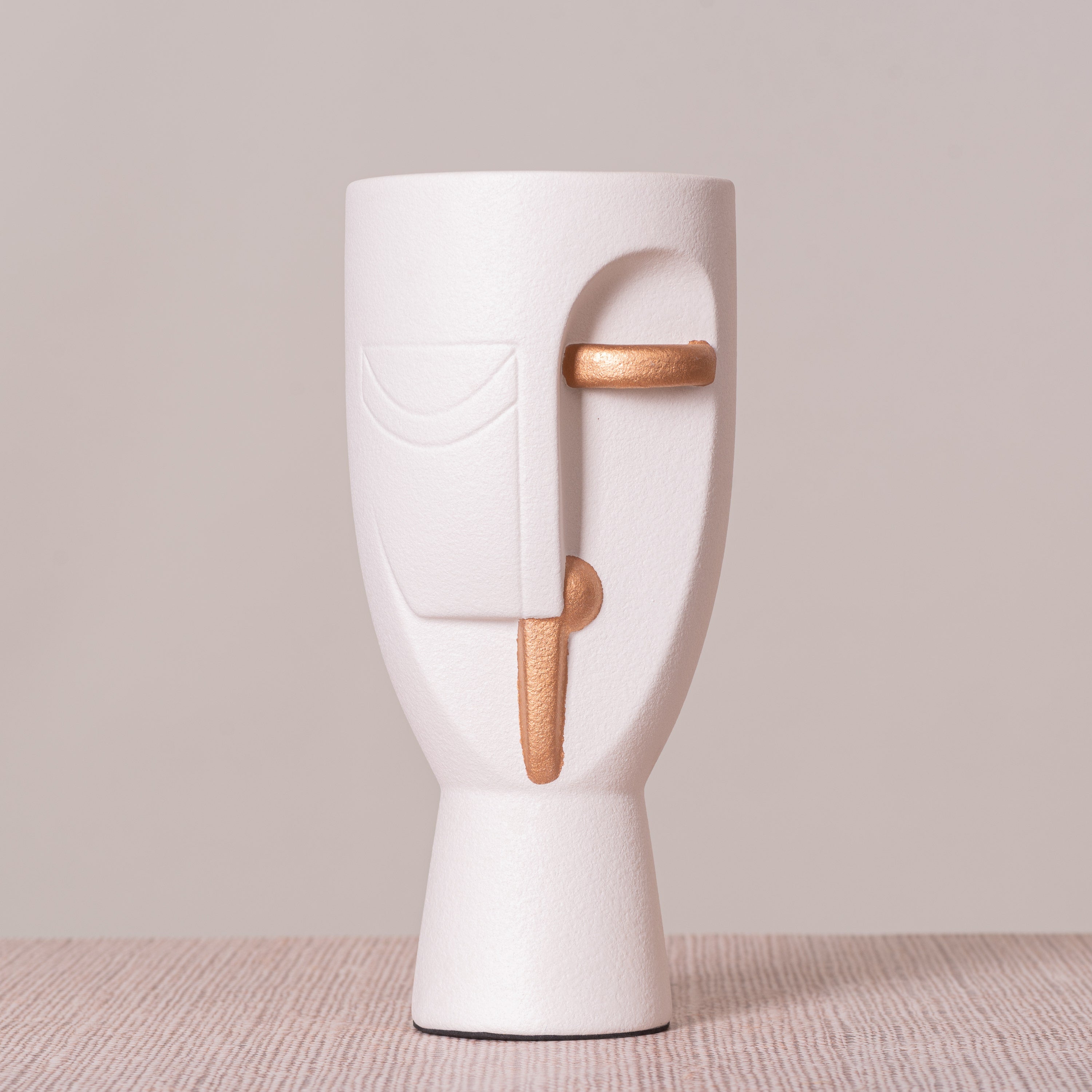 Ravishing Riddle (Large, White) Ceramic Vase