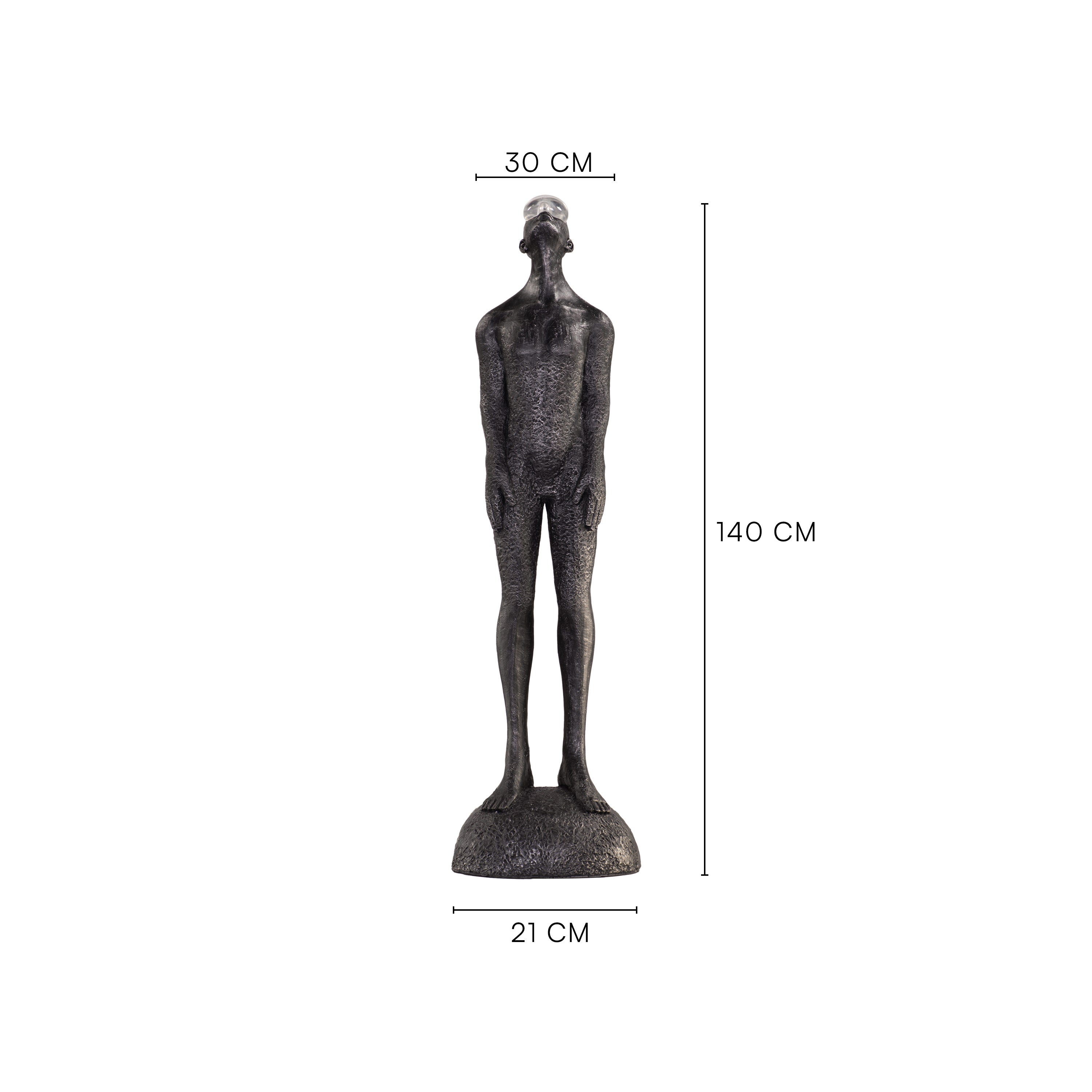 Send Me A Sign (Medium, Black) Resin Home Decor