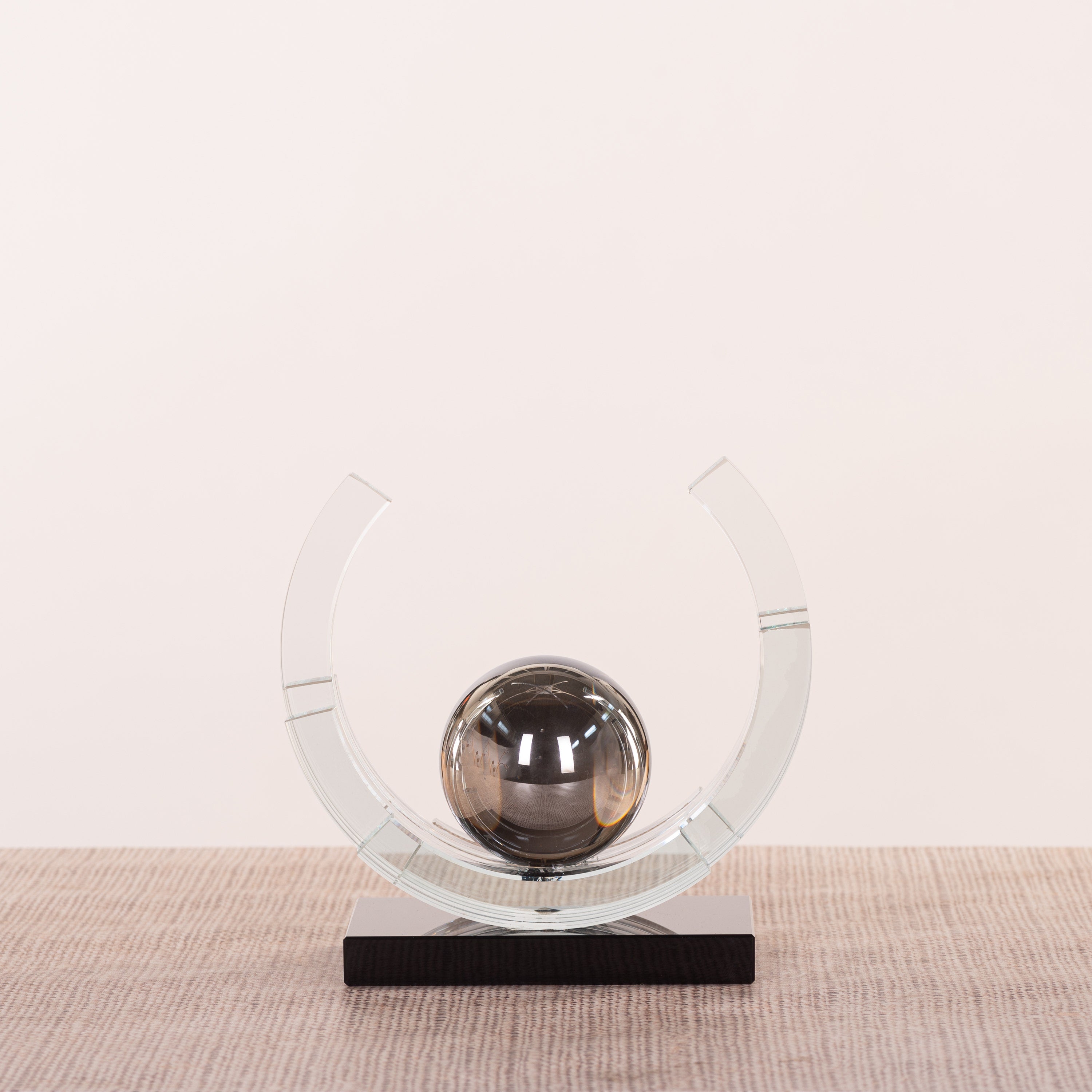 The Long Night (Chrome, Black) Glass Home Decor