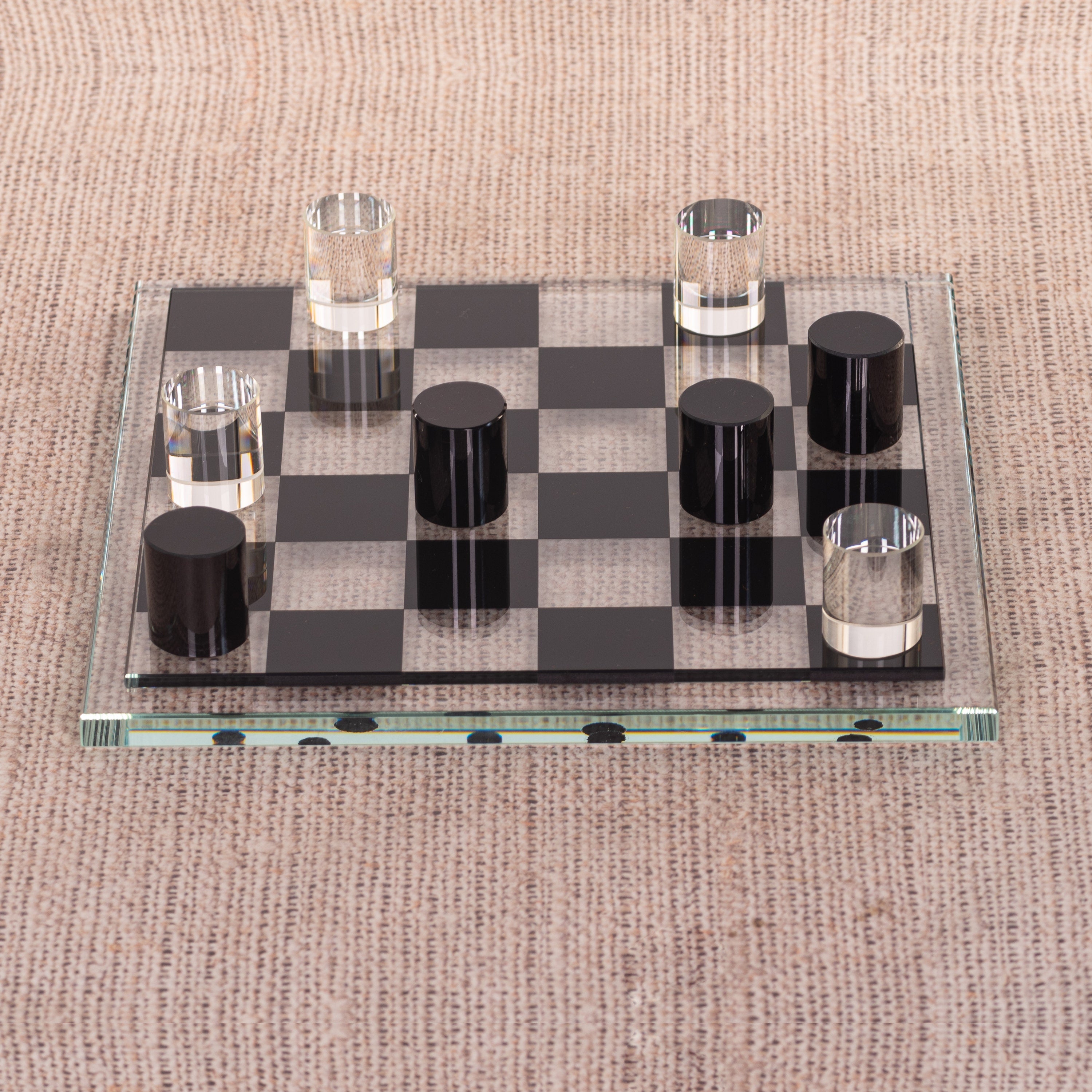 Making Moves (Clear, Black) Glass Home Decor