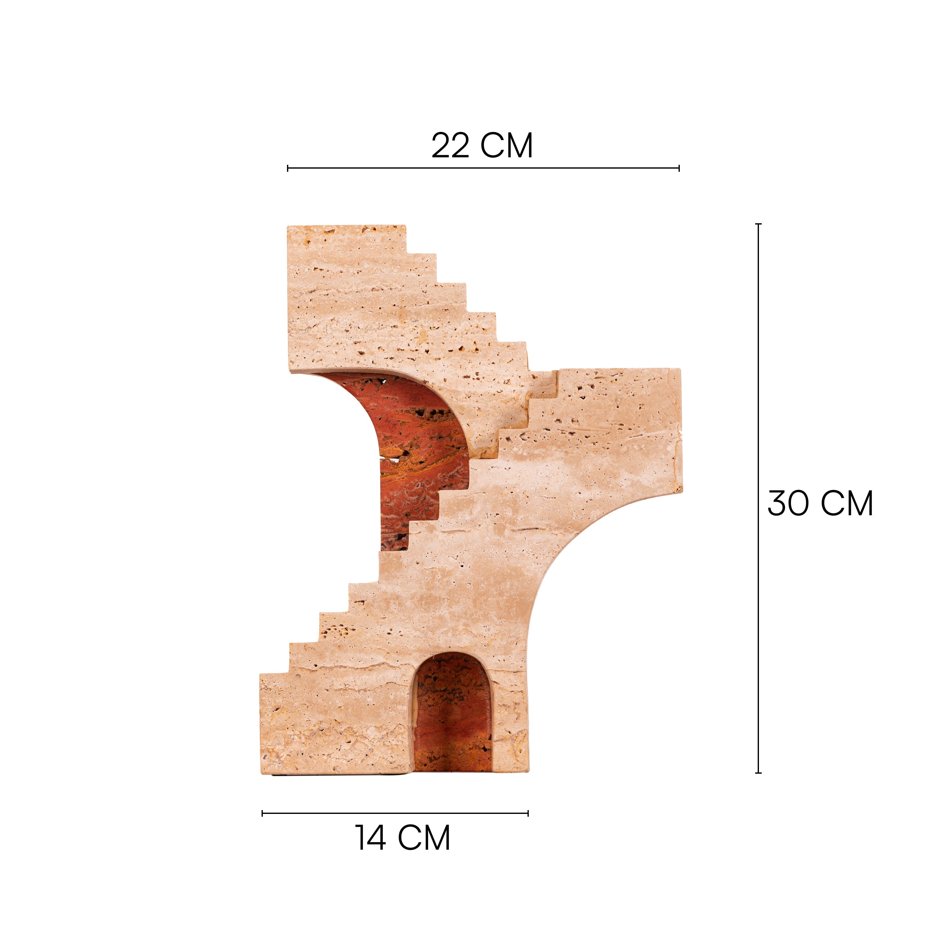 ديكور المنزل بعبارة Split Passage (بيج).