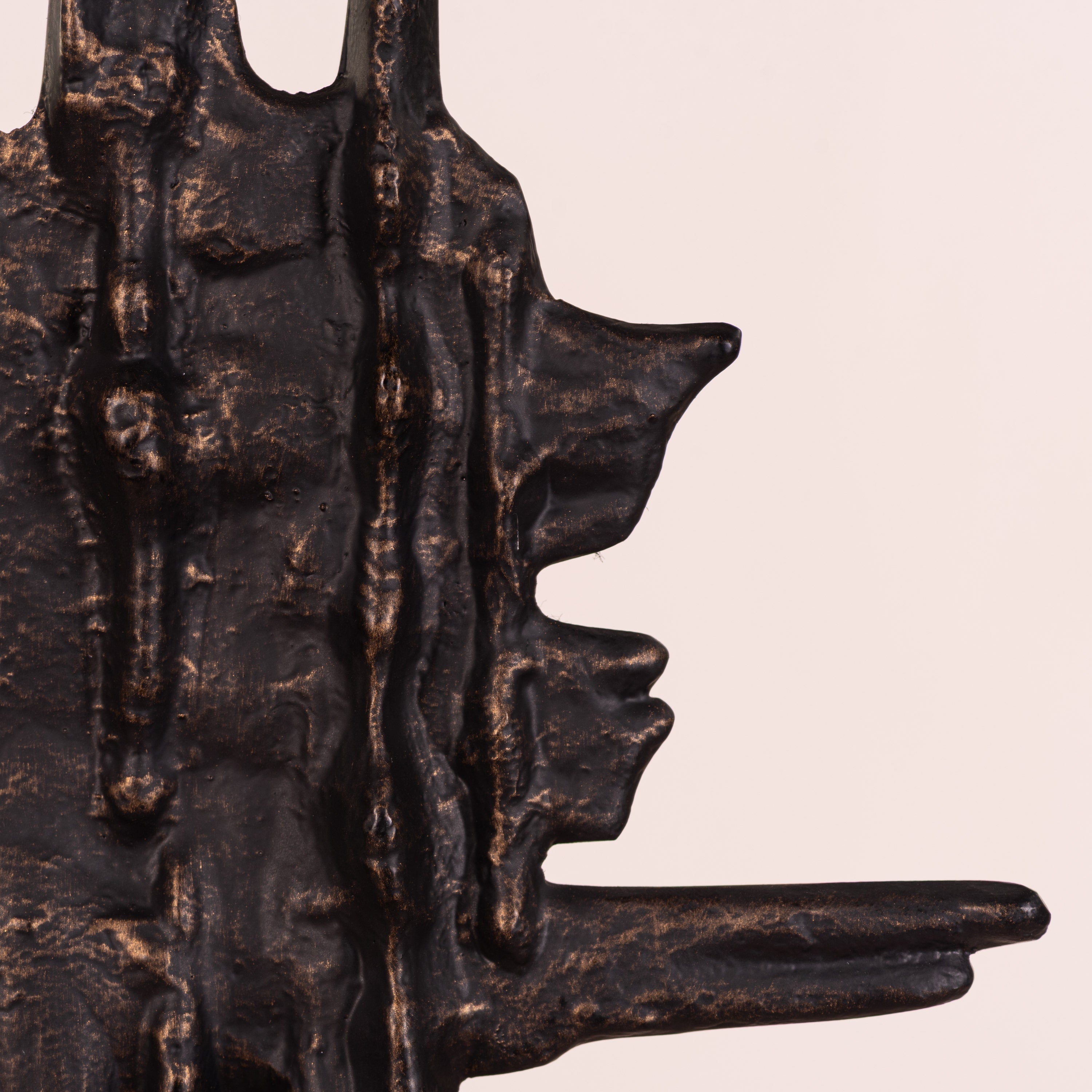 Amorphous Amour (Black, Beige) Marble Home Decor