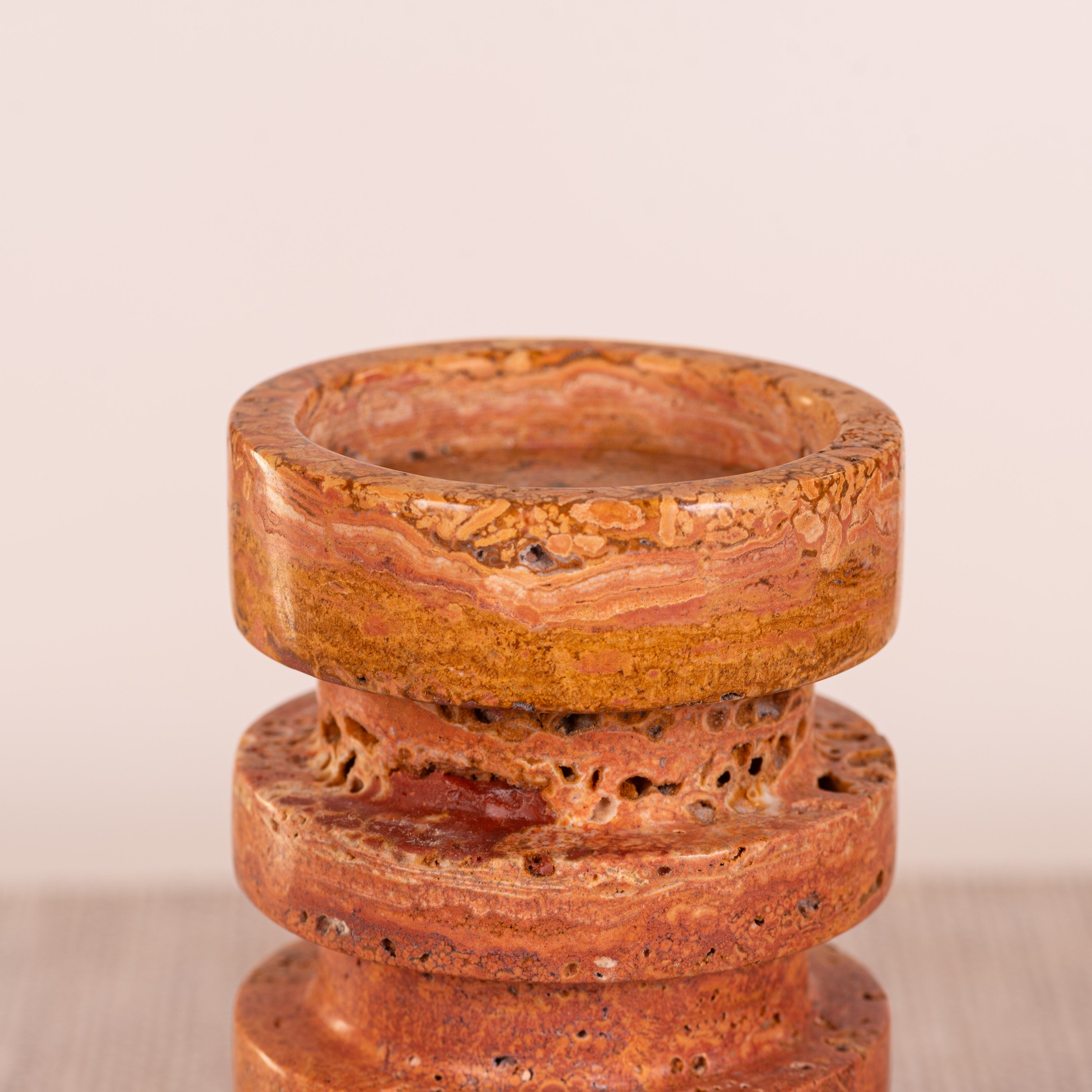 Layered Rust (Red, Large) Home Decor