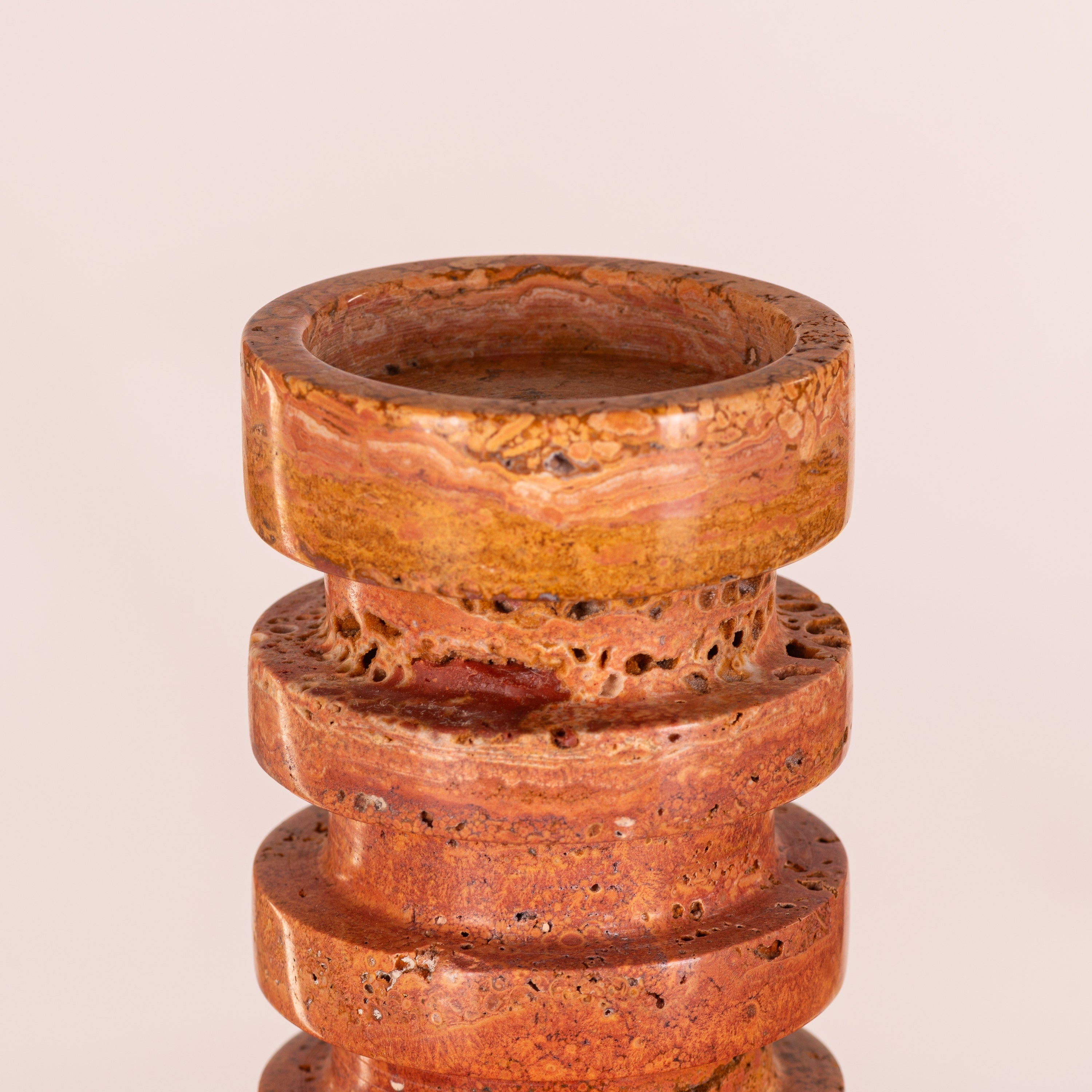 Layered Rust (Red, Large) Home Decor