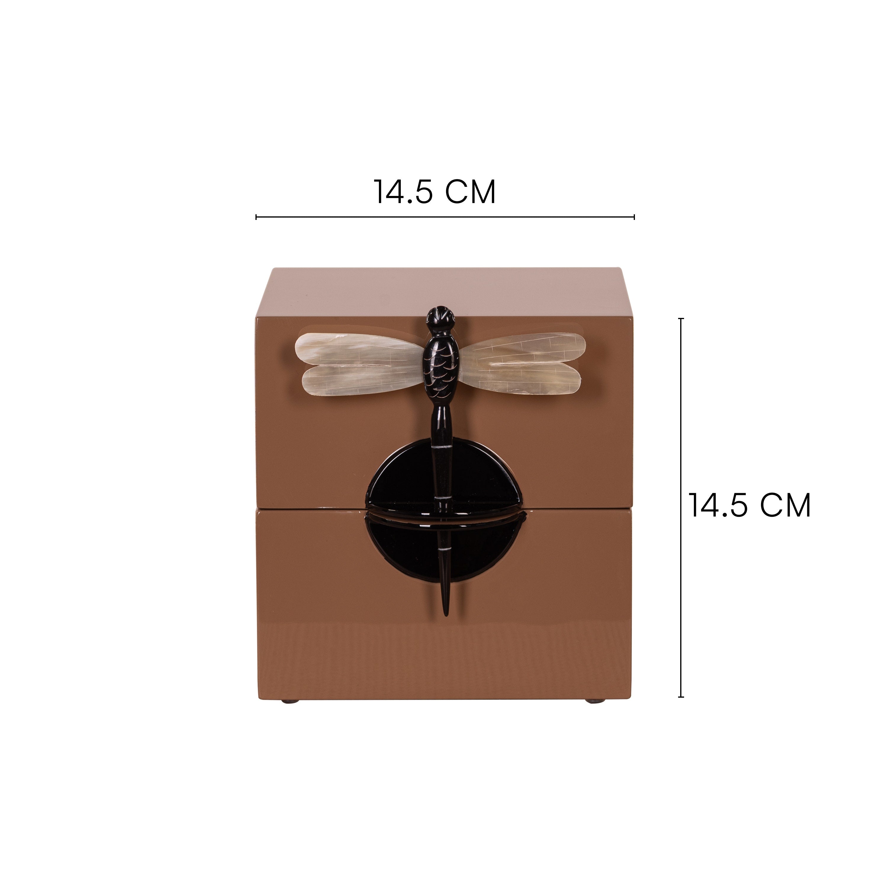 Wings Remembered (Medium, Brown) Wooden Decorative Box