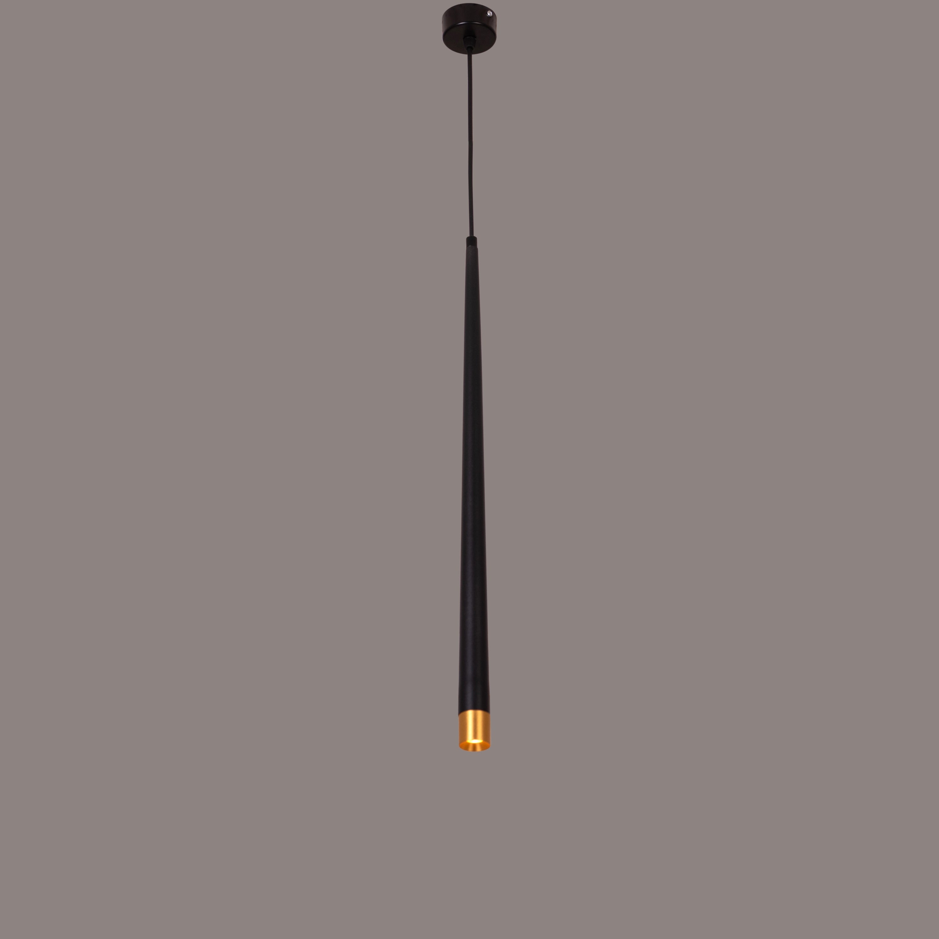 Aura- 03W Black (3000K) LED Designer Series Pendant (DL01-10031)