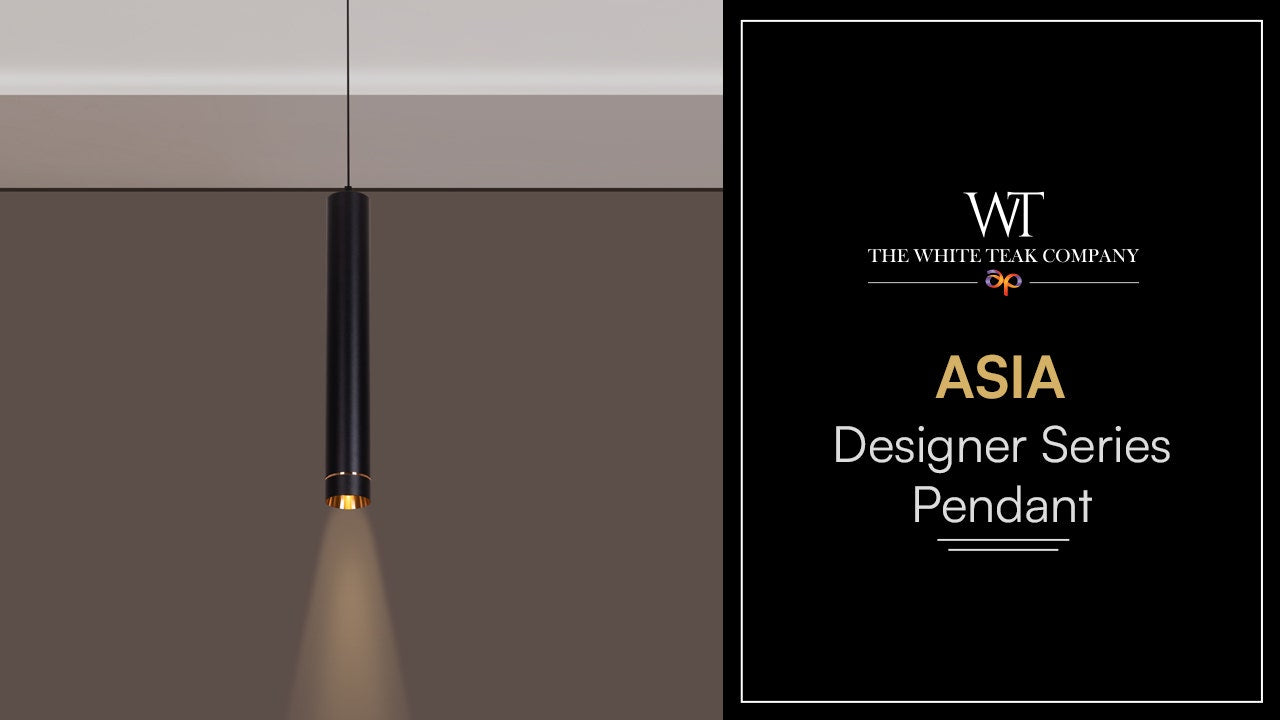Asia- 3W Black (3000K) LED Designer Series Pendant (DL01-10097)