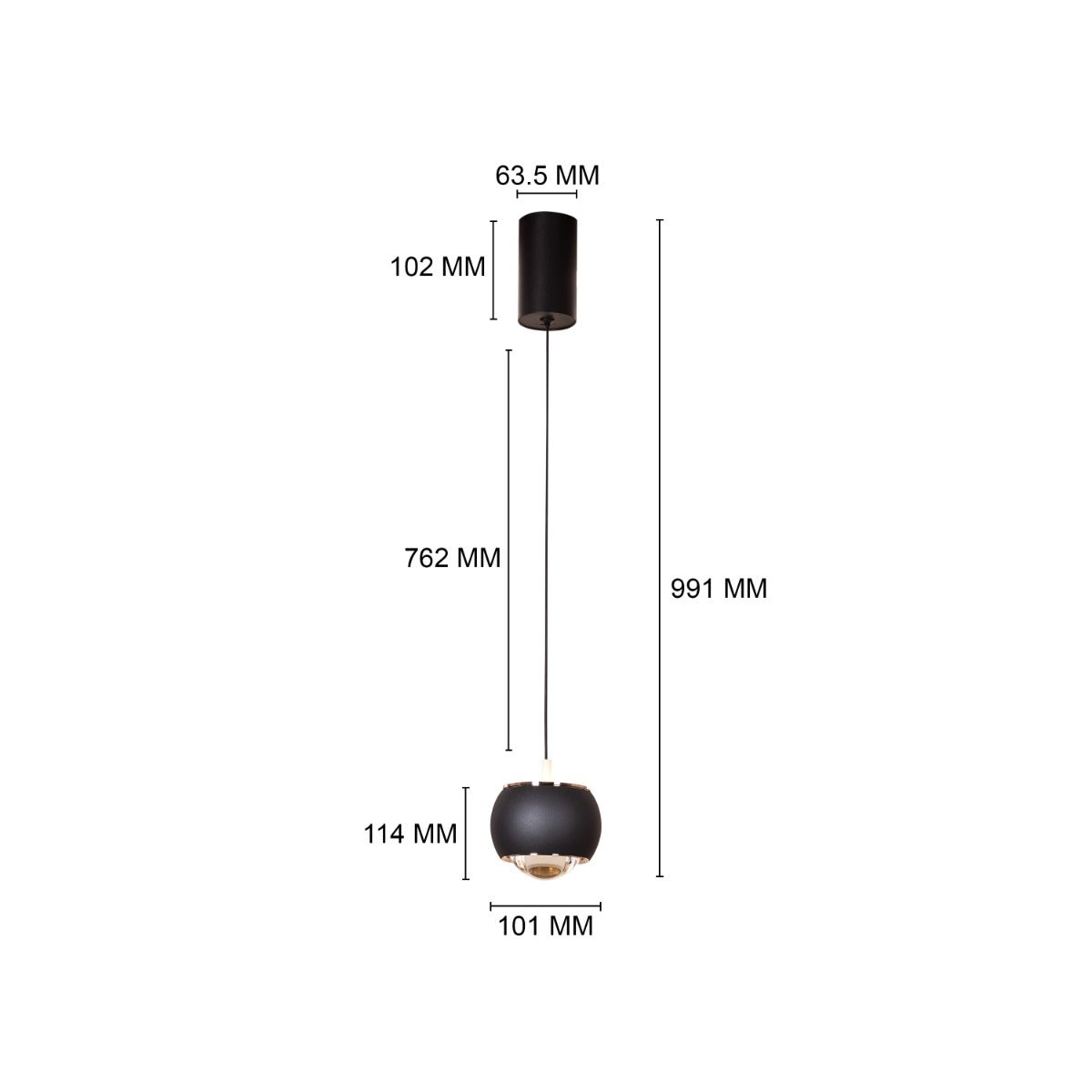 Sara- 05W Grey (3000K) LED Designer Series Pendant (DL01-10224)