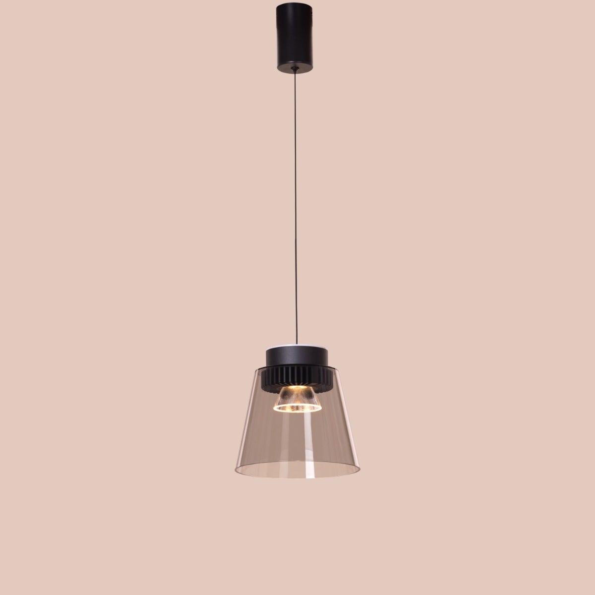 Paros- 7W Smokey Grey (3000K) LED Designer Series Pendant (DL01-10341)