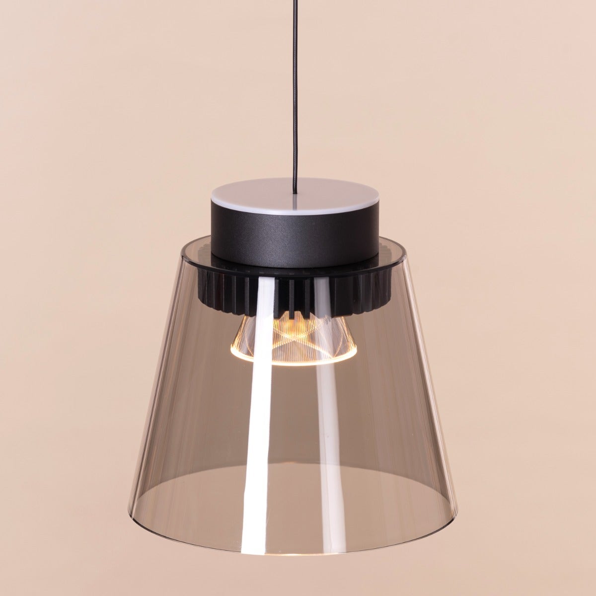 Paros- 7W Smokey Grey (3000K) LED Designer Series Pendant (DL01-10341)