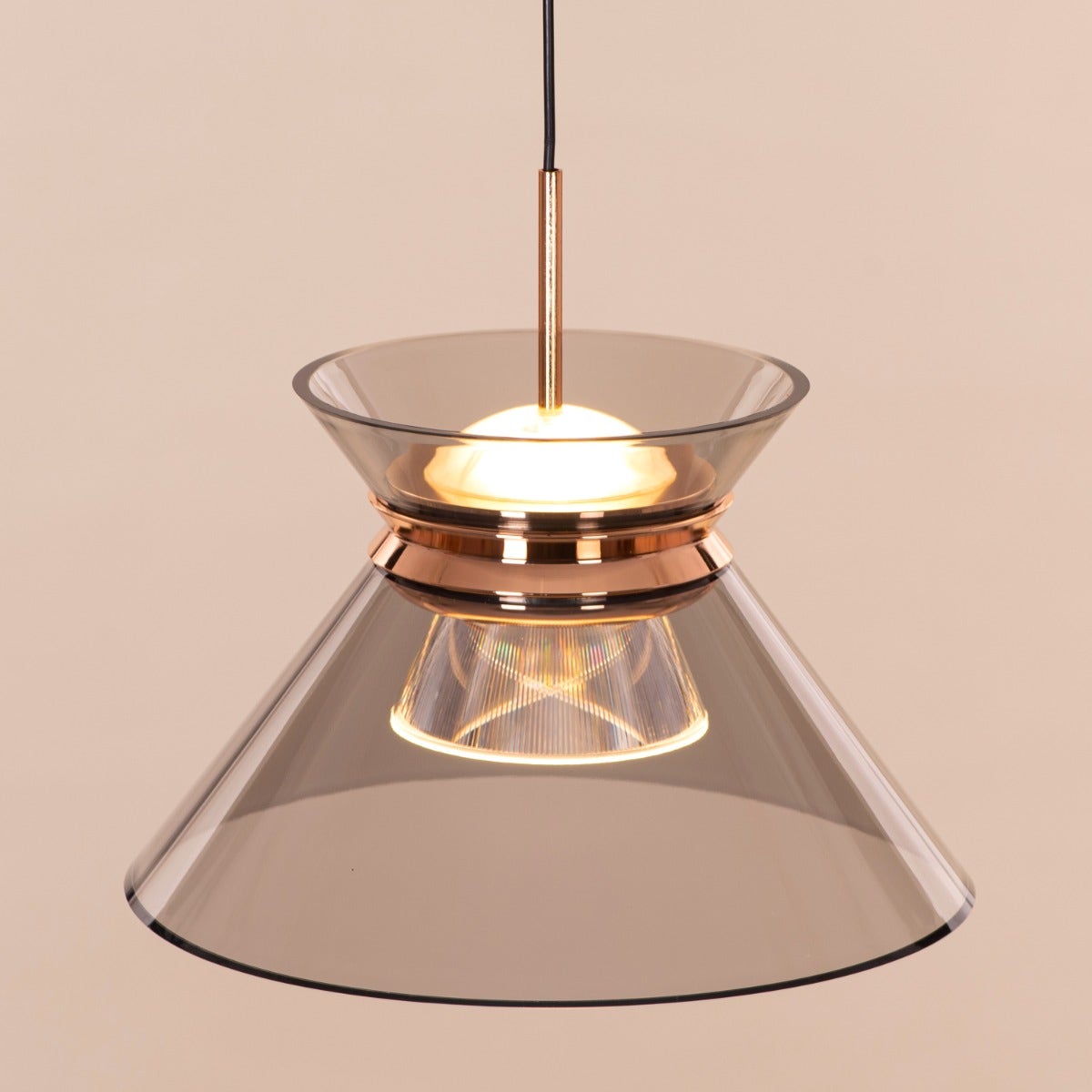 Persis- 7W Smokey Grey (3000K) LED Designer Series Pendant (DL01-10343)