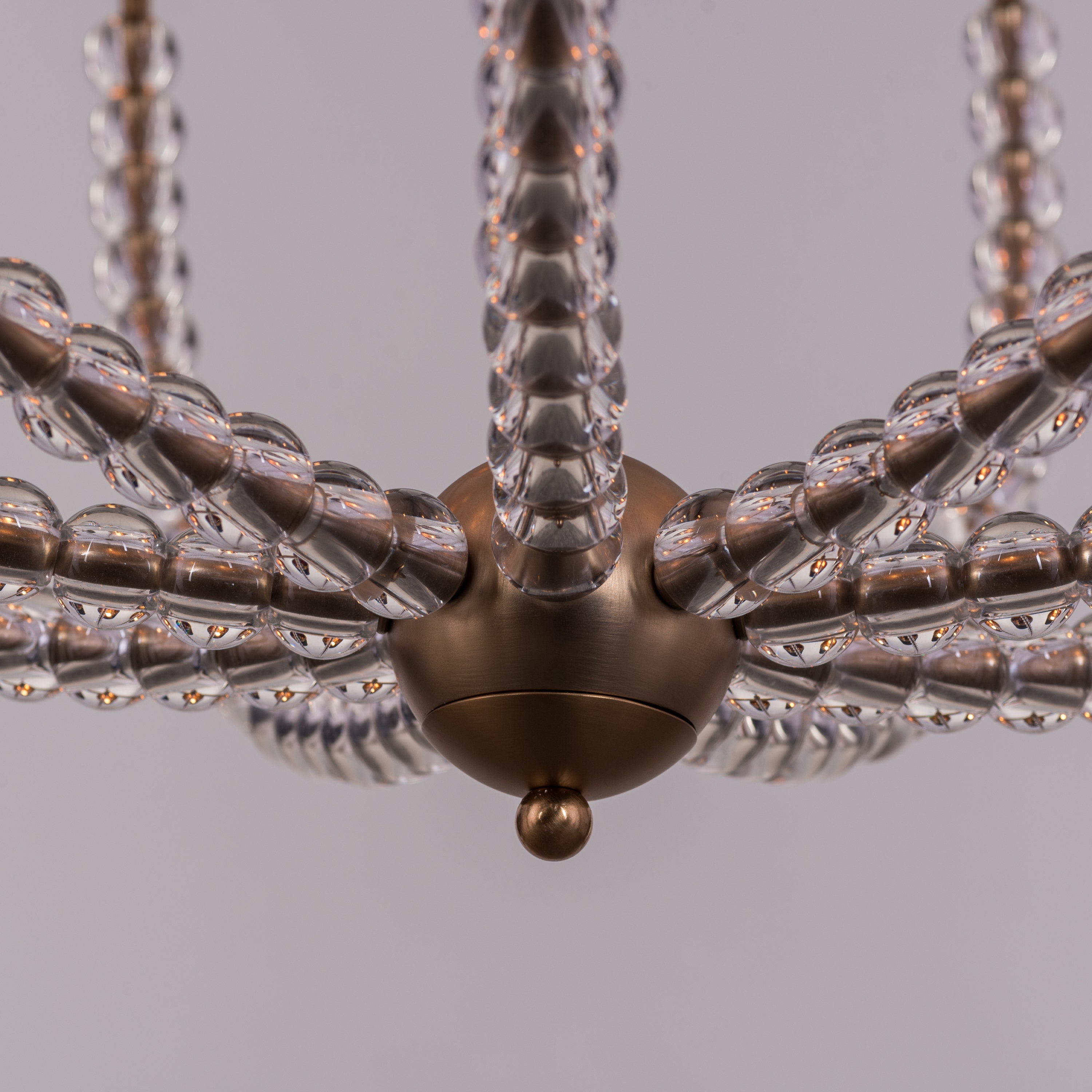 King's Gambit (Large, Gold) Crystal Chandelier