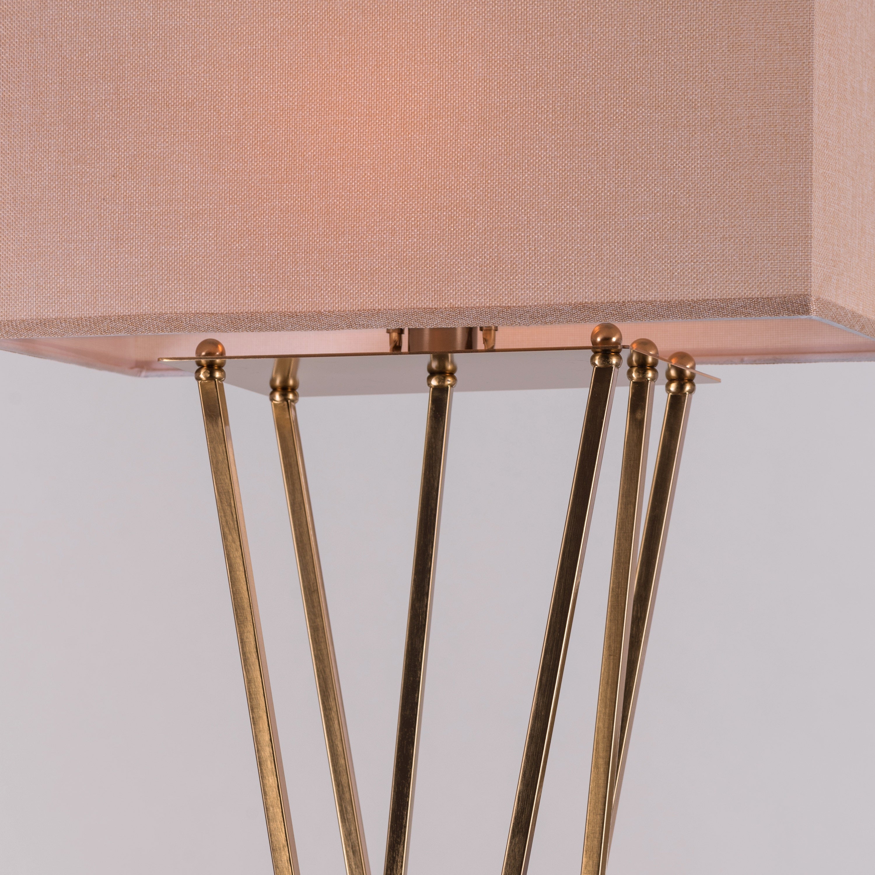 Cross Your Heart (Gold) Floor Lamp
