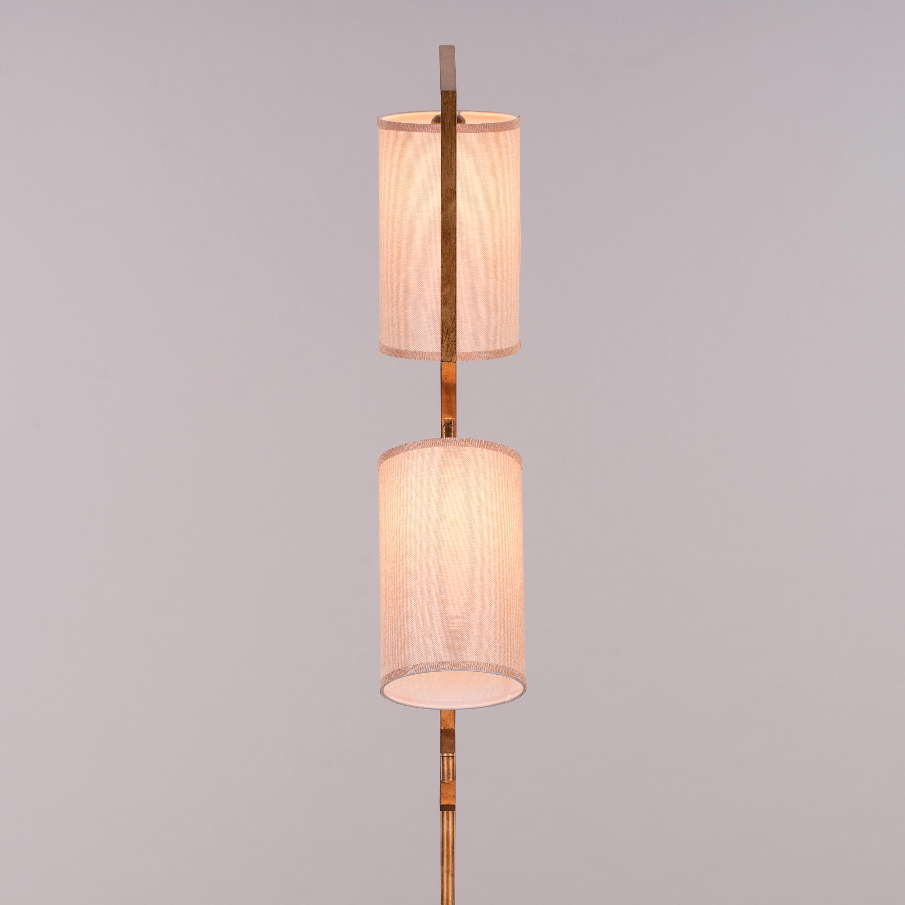 Effortless Signature (Gold, Beige) Marble Floor Lamp