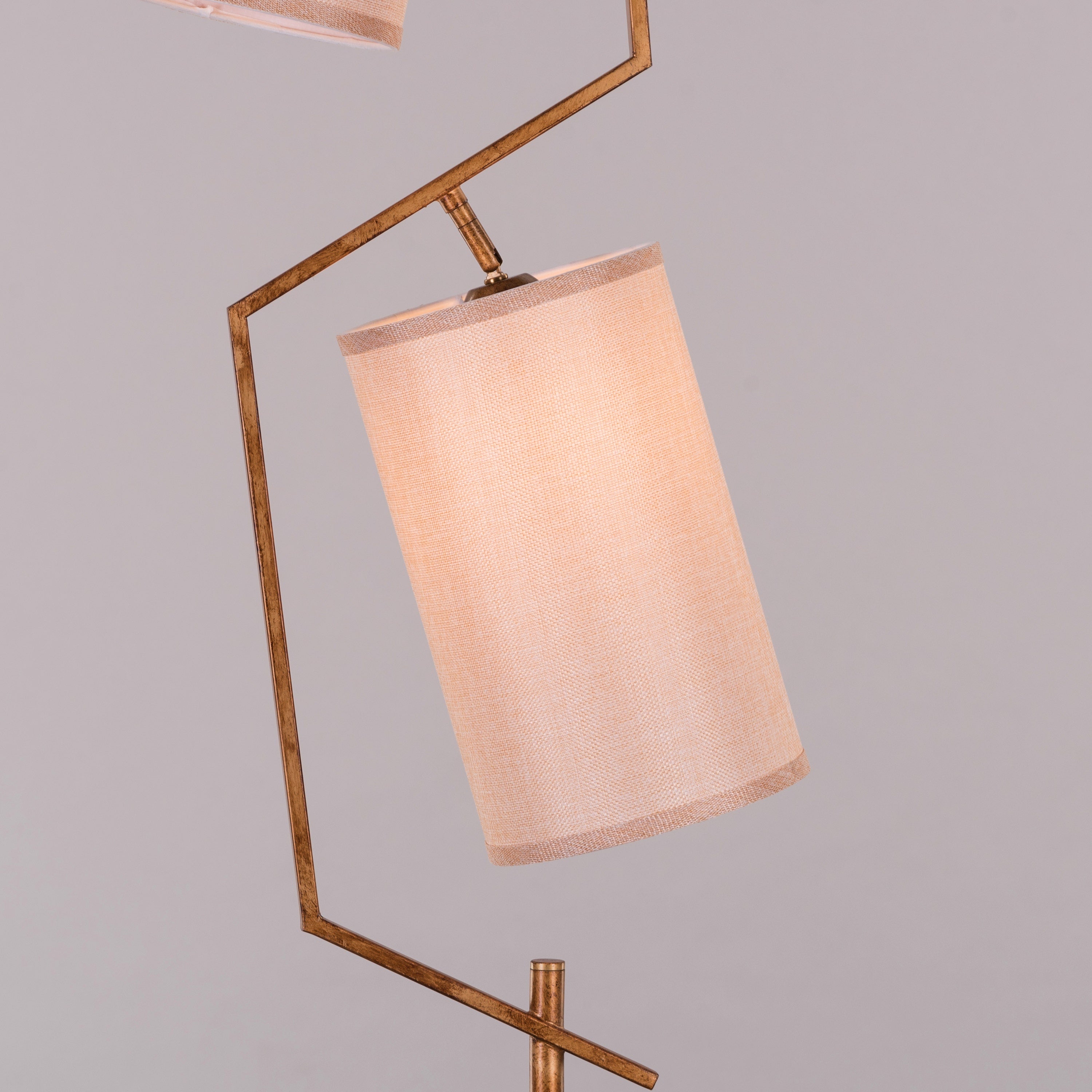 Effortless Signature (Gold, Beige) Marble Floor Lamp