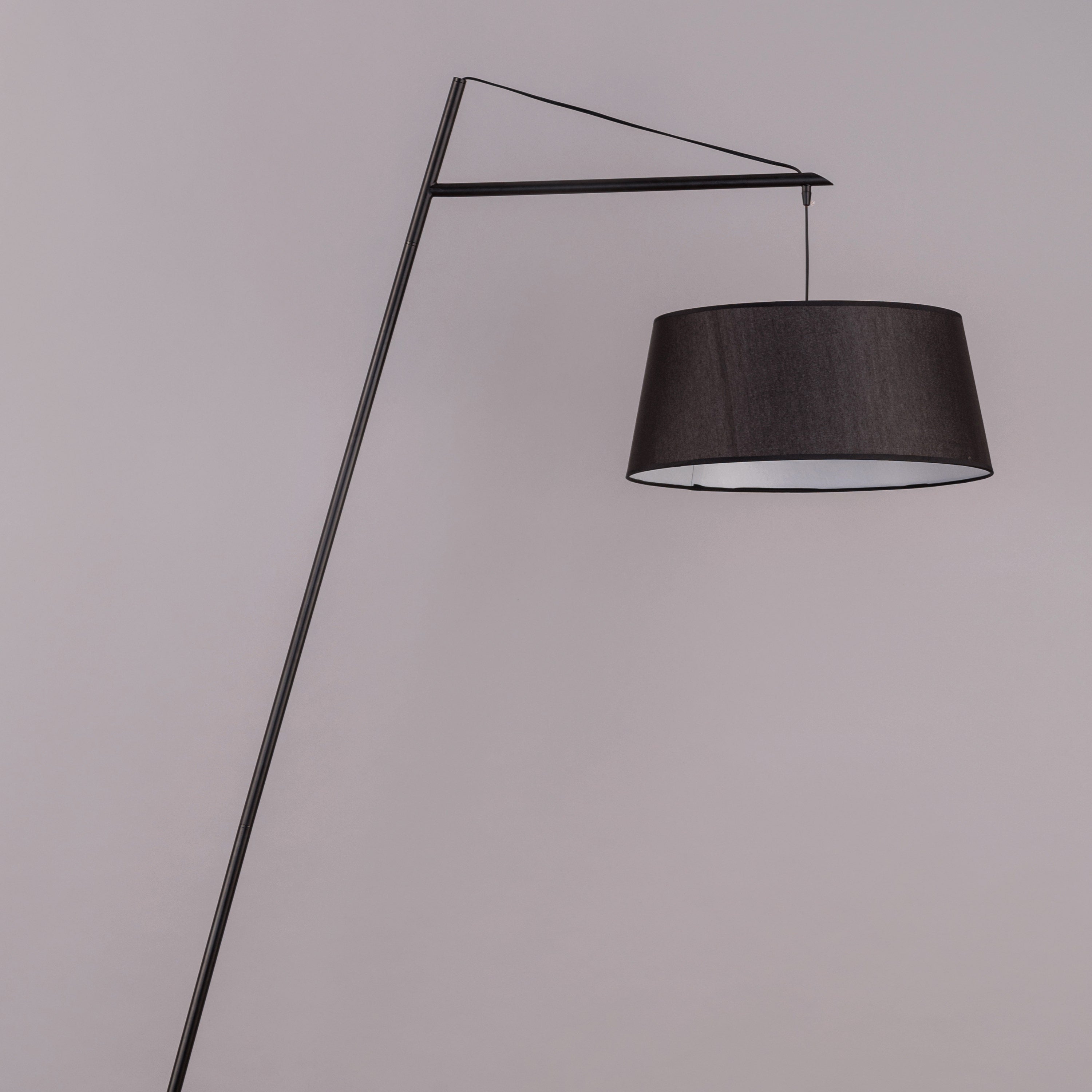 It's A Wrap (Black) Marble Floor Lamp