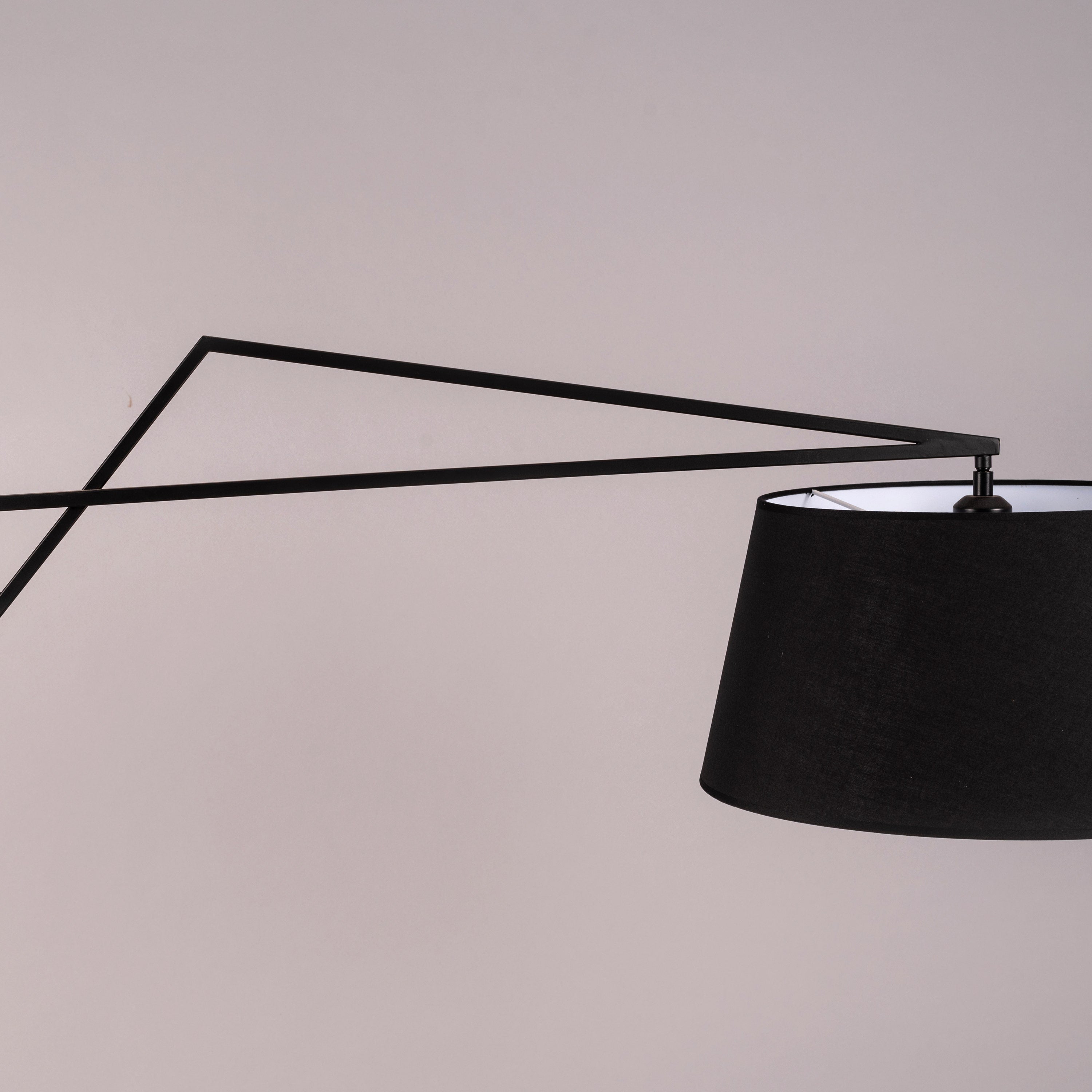 Uncovered (Black) Floor Lamp