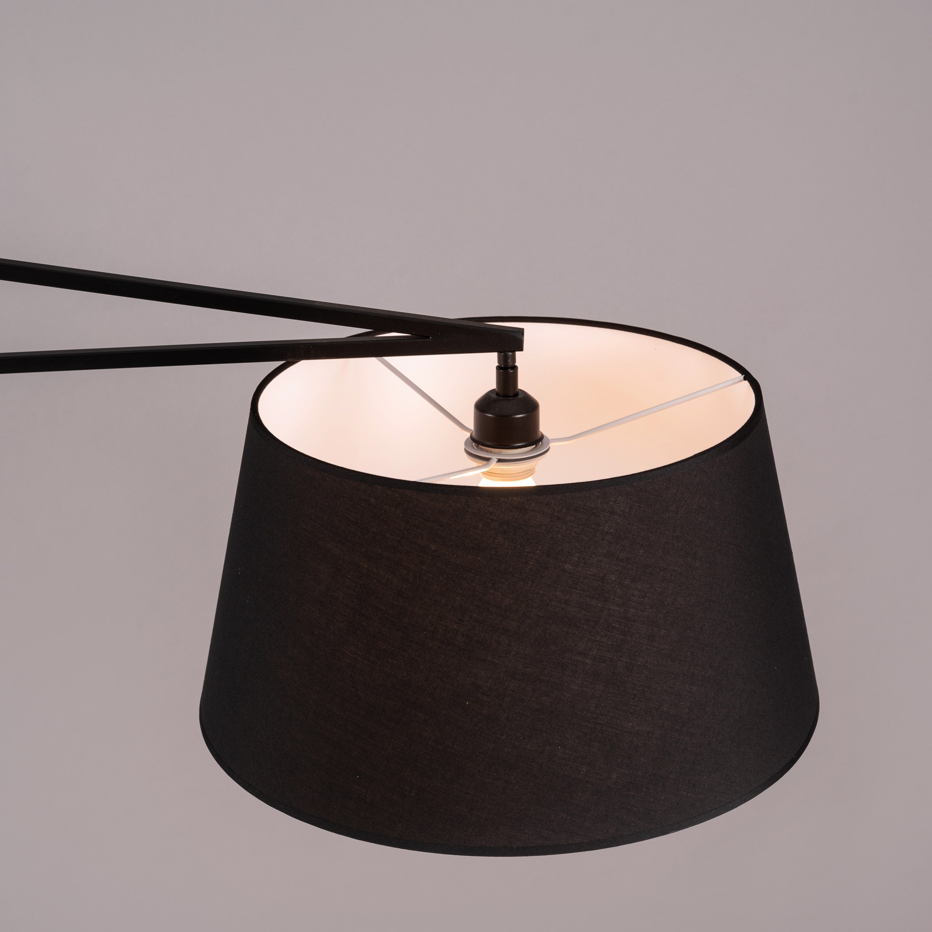 Uncovered (Black) Floor Lamp