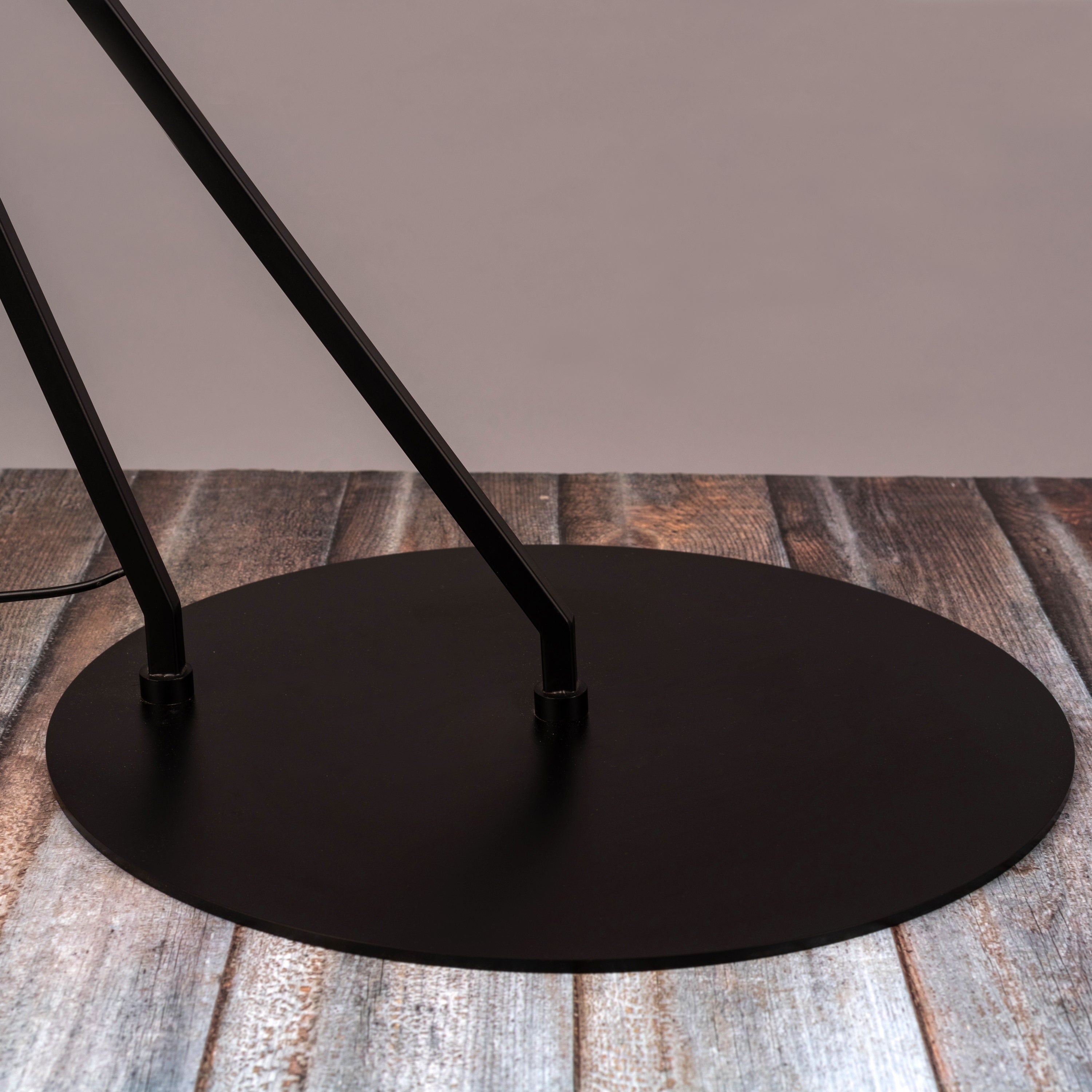 Uncovered (Black) Floor Lamp