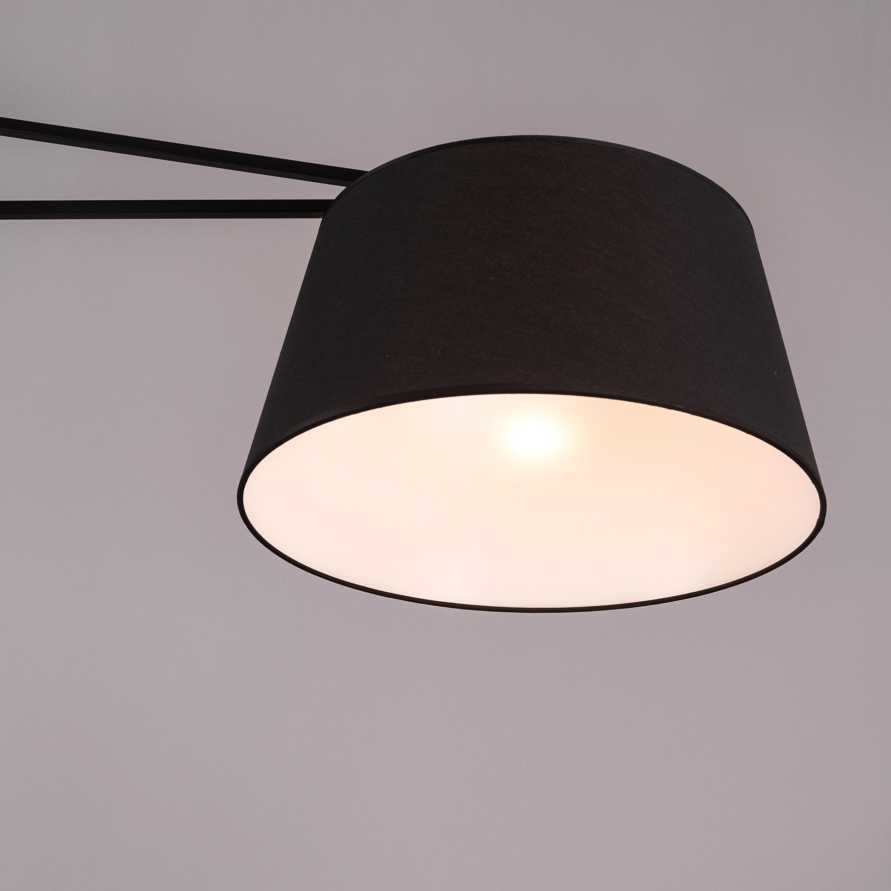 Uncovered (Black) Floor Lamp