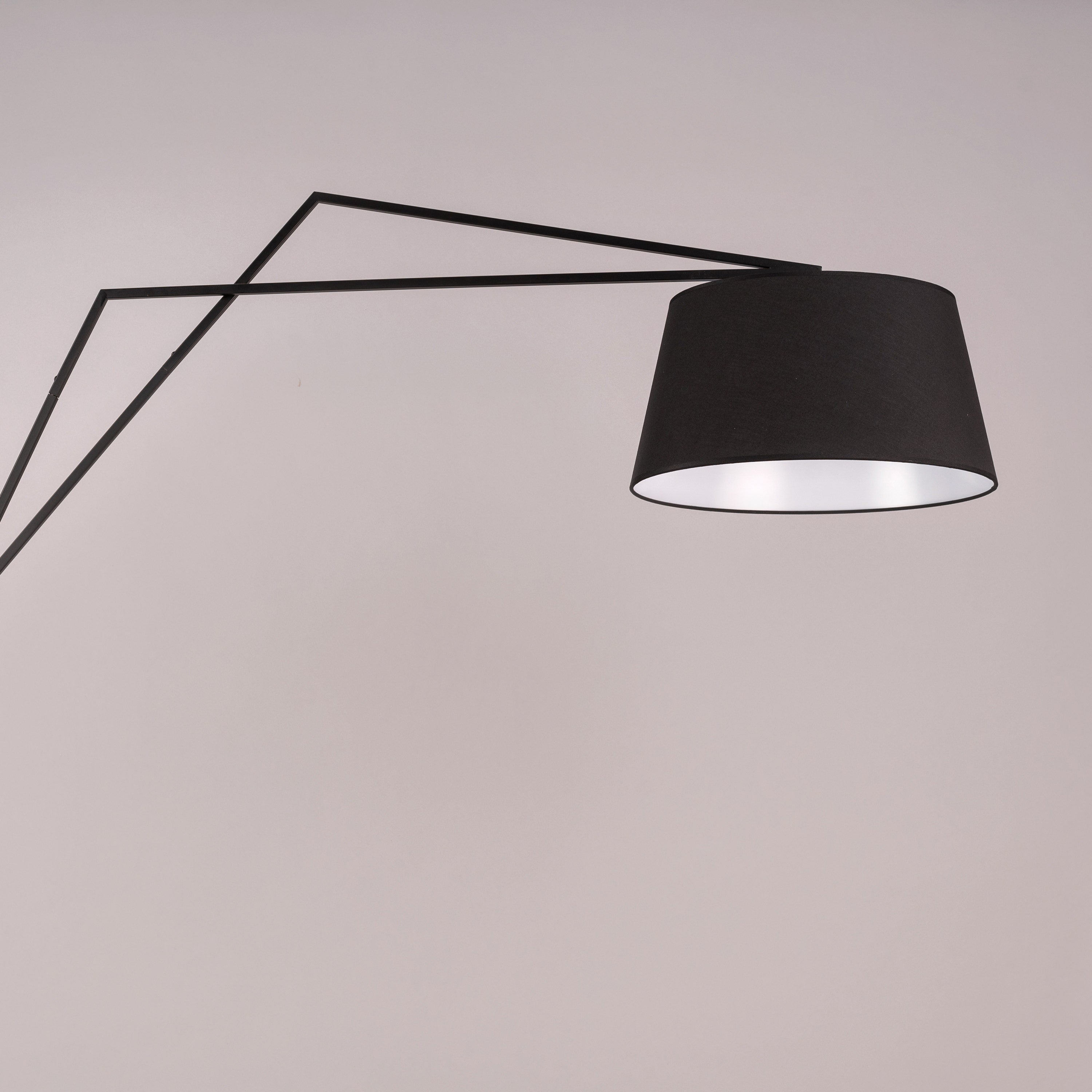 Uncovered (Black) Floor Lamp