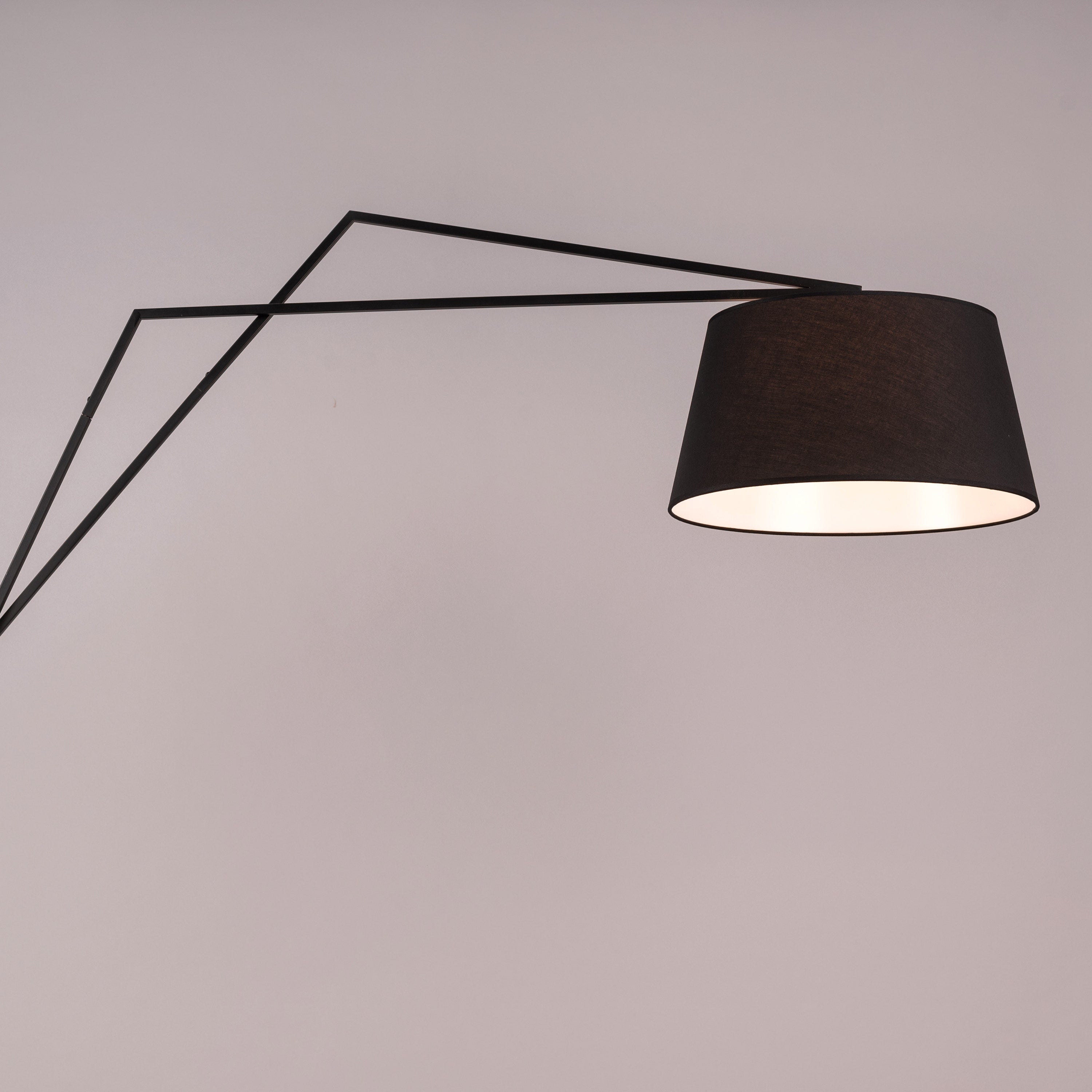 Uncovered (Black) Floor Lamp