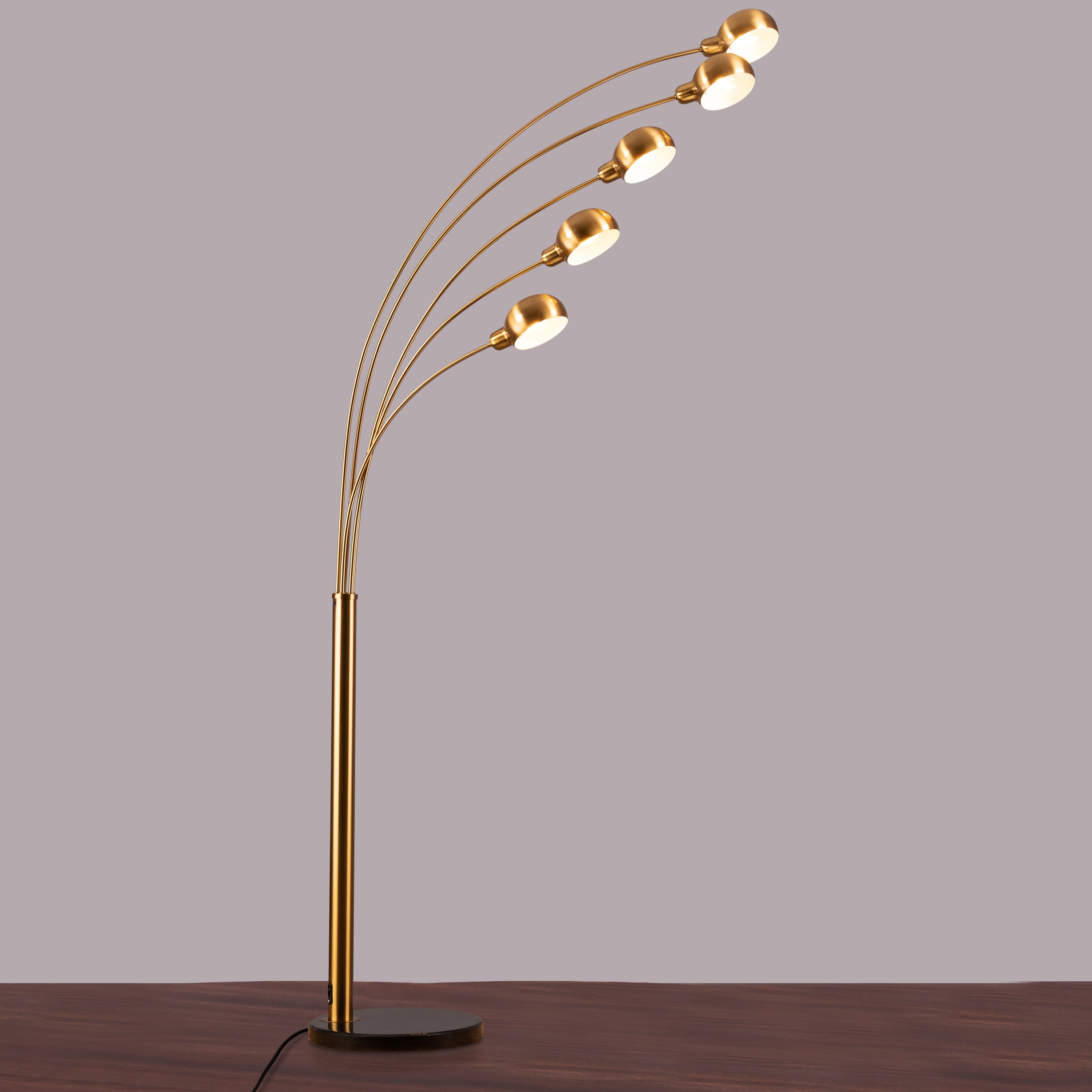 Take Me Anywhere (Gold) Marble Floor Lamp