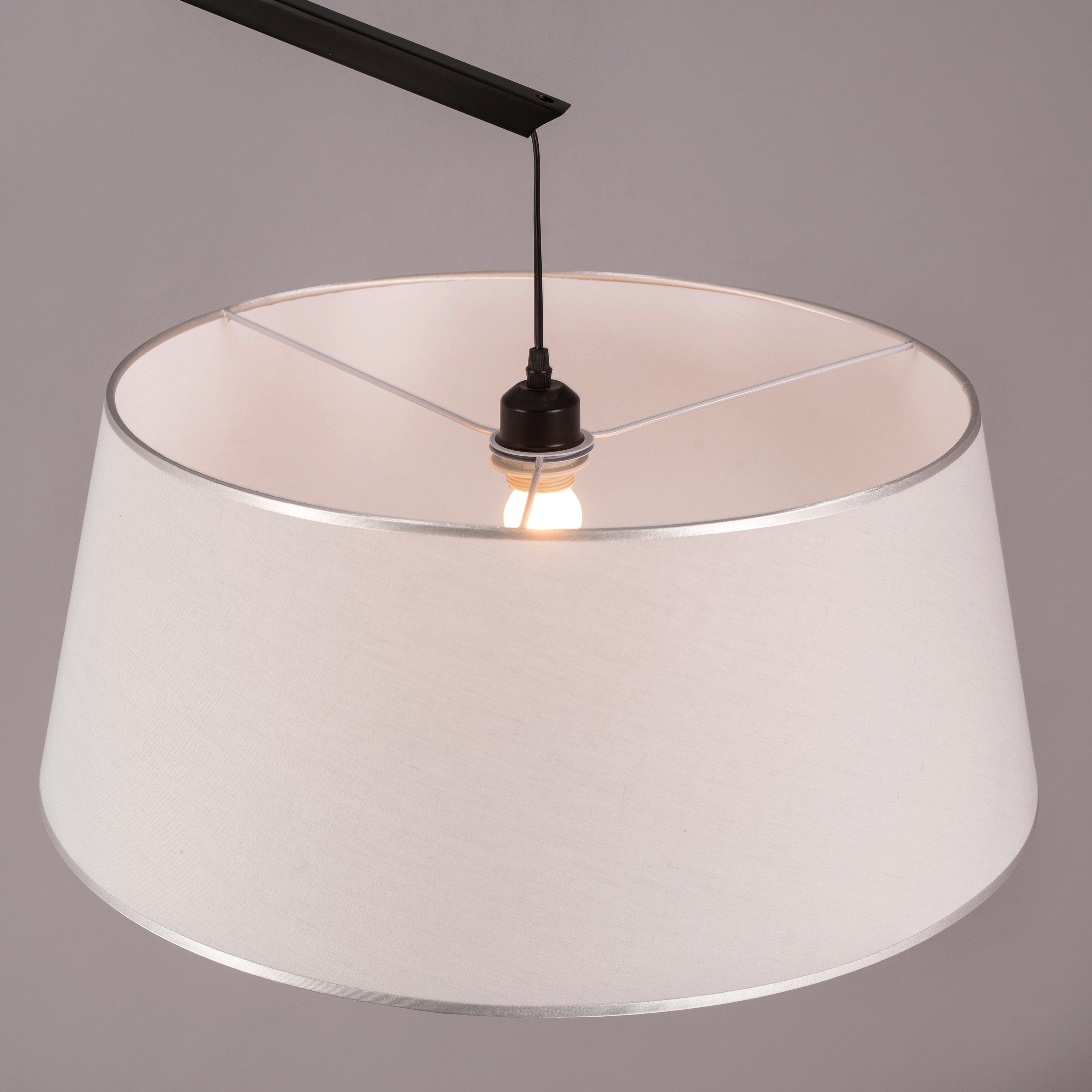 Style Goals (Black) Fabric Floor Lamp