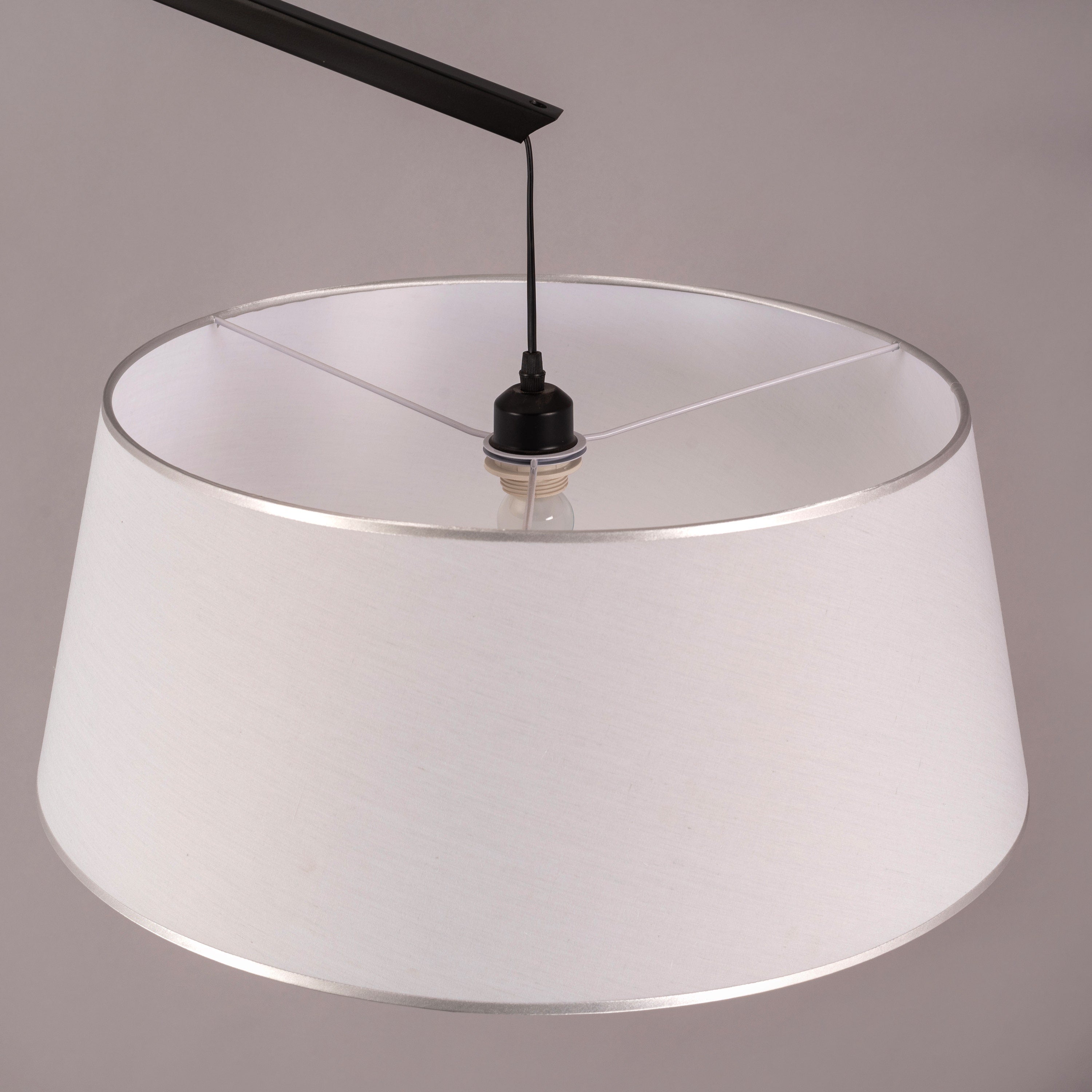 Style Goals (Black) Fabric Floor Lamp