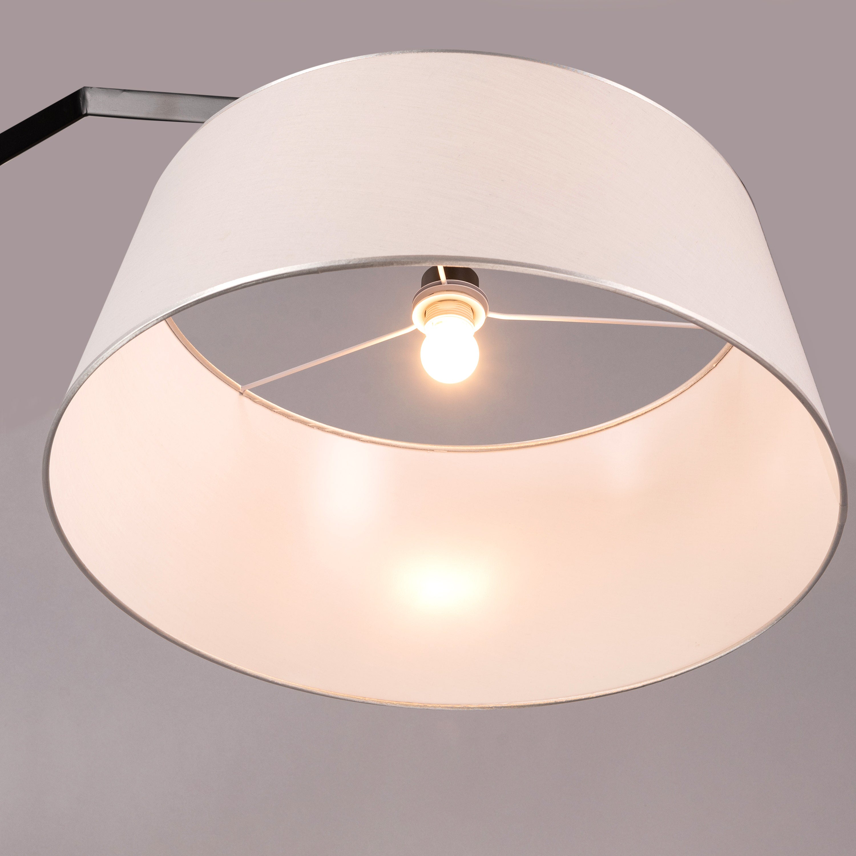 Style Goals (Black) Fabric Floor Lamp