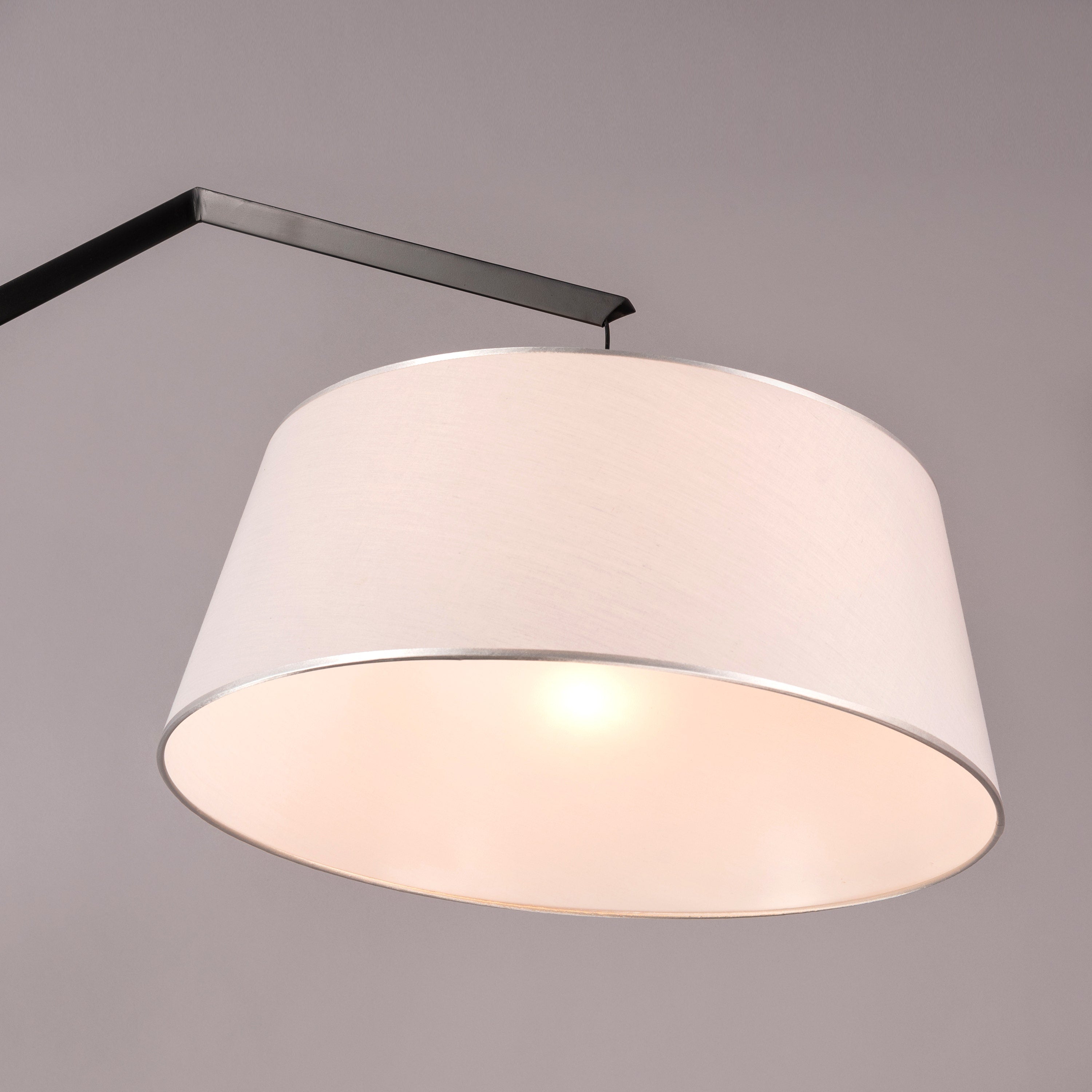 Style Goals (Black) Fabric Floor Lamp