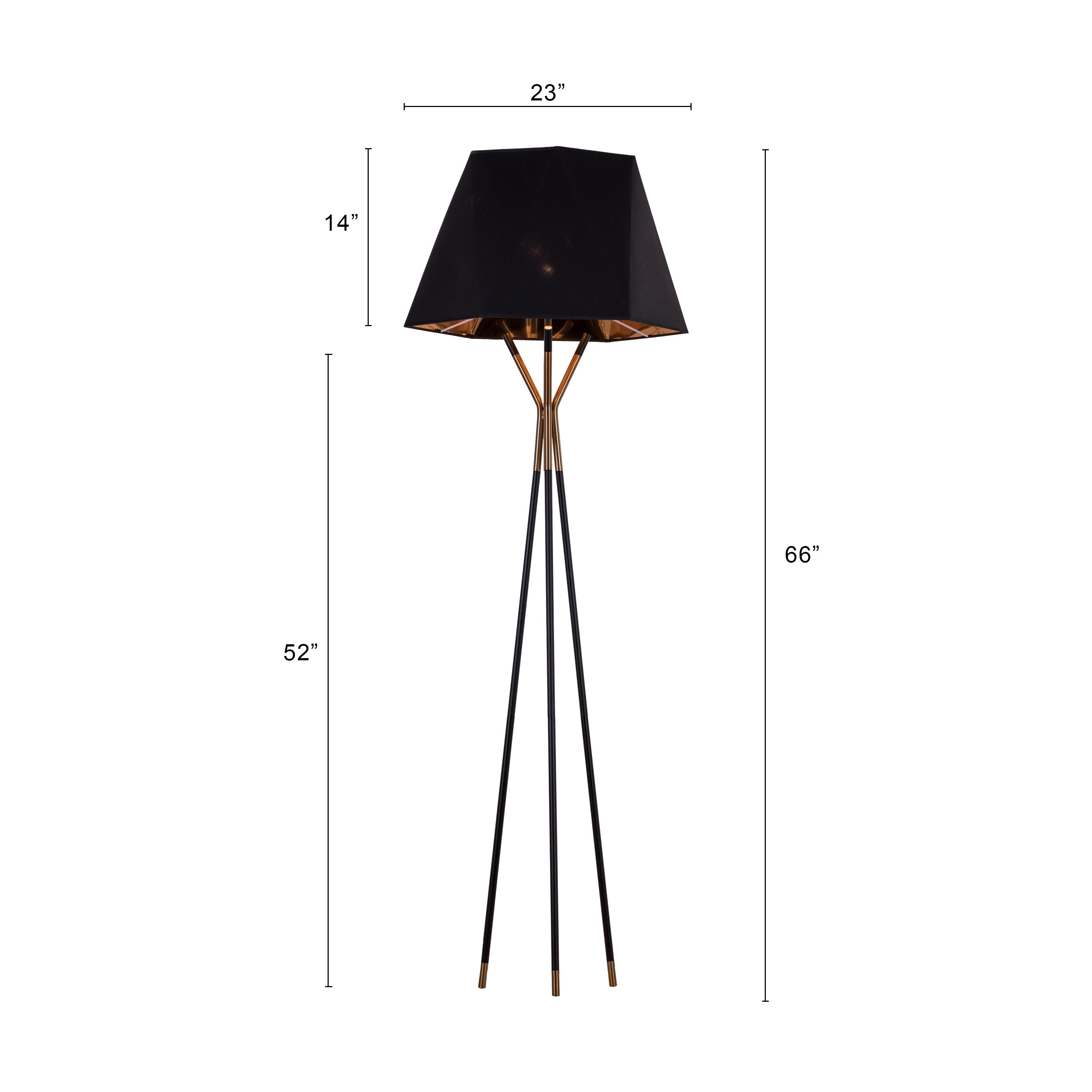 Skyfall (Black) Floor Lamp