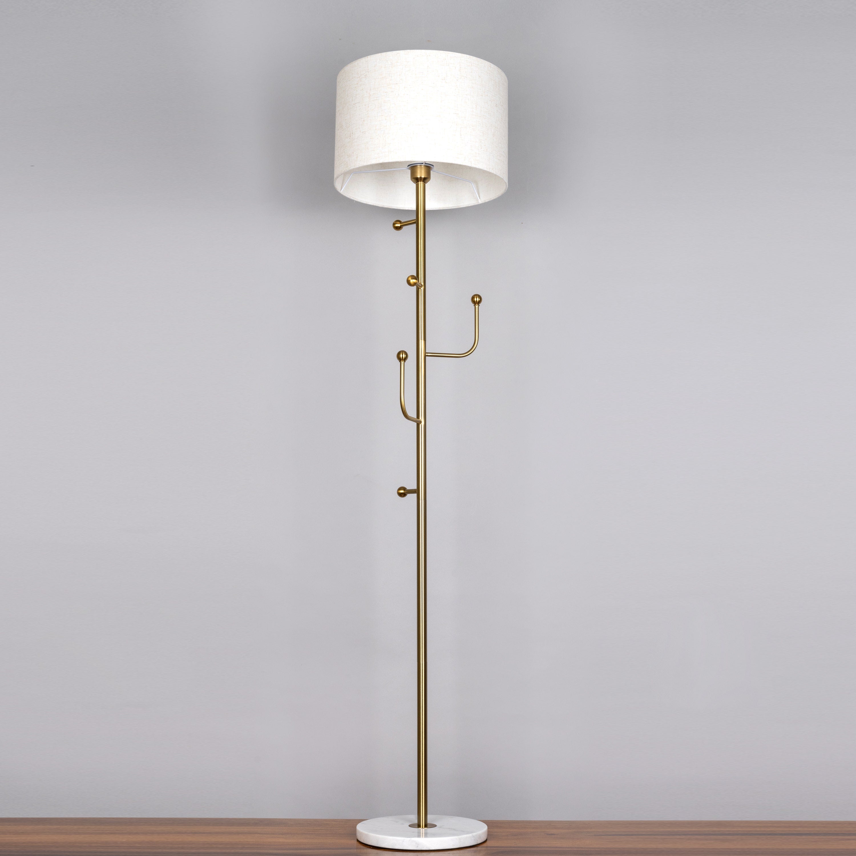 Discovered (Gold) Marble Floor Lamp