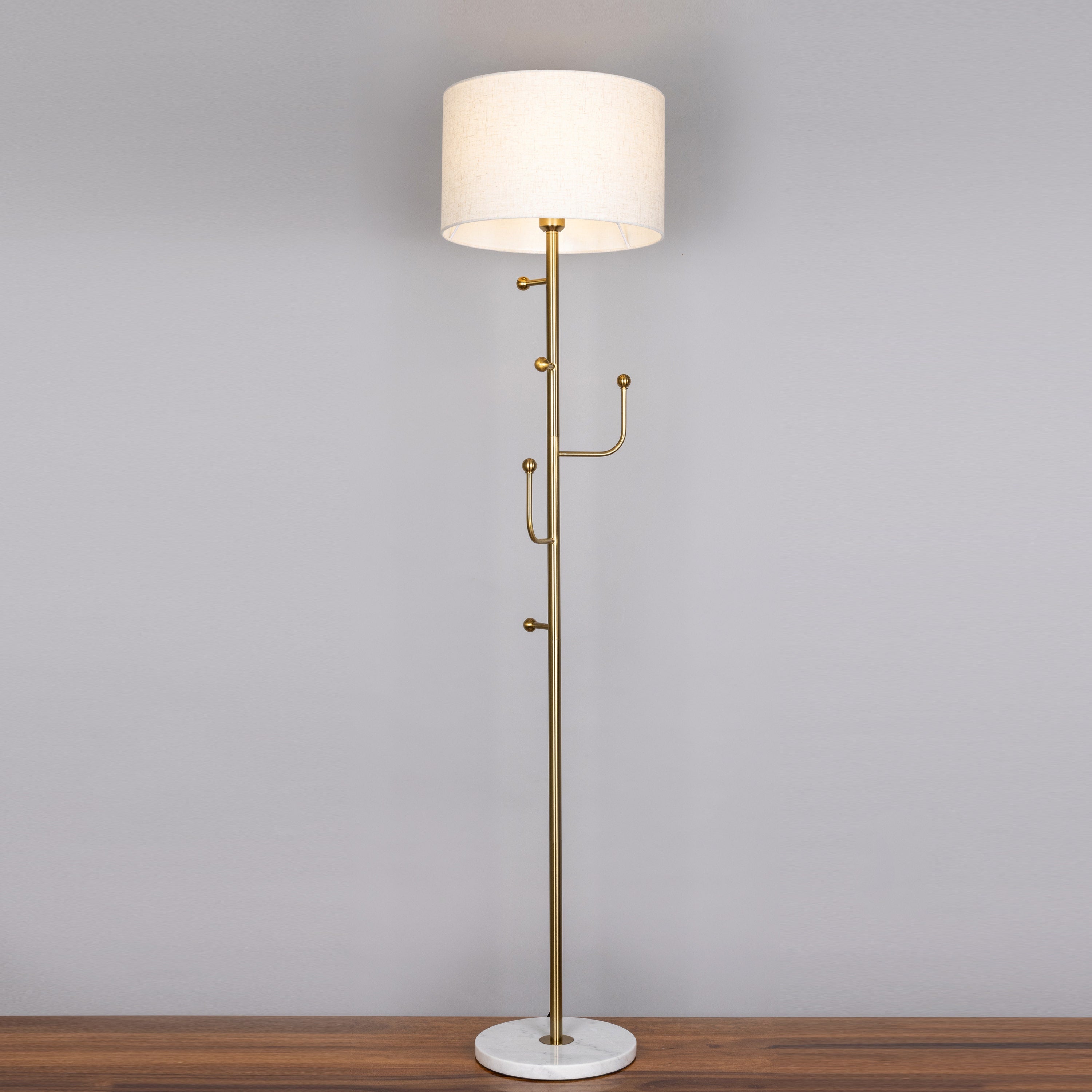 Discovered (Gold) Marble Floor Lamp