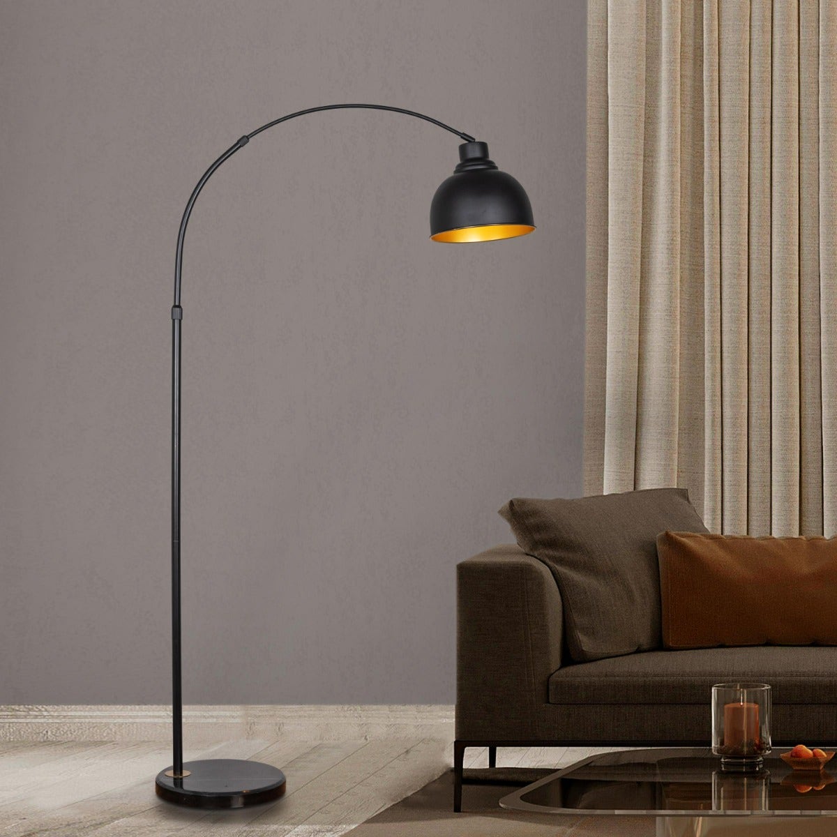 Lovelorn (Black) Marble Floor Lamp