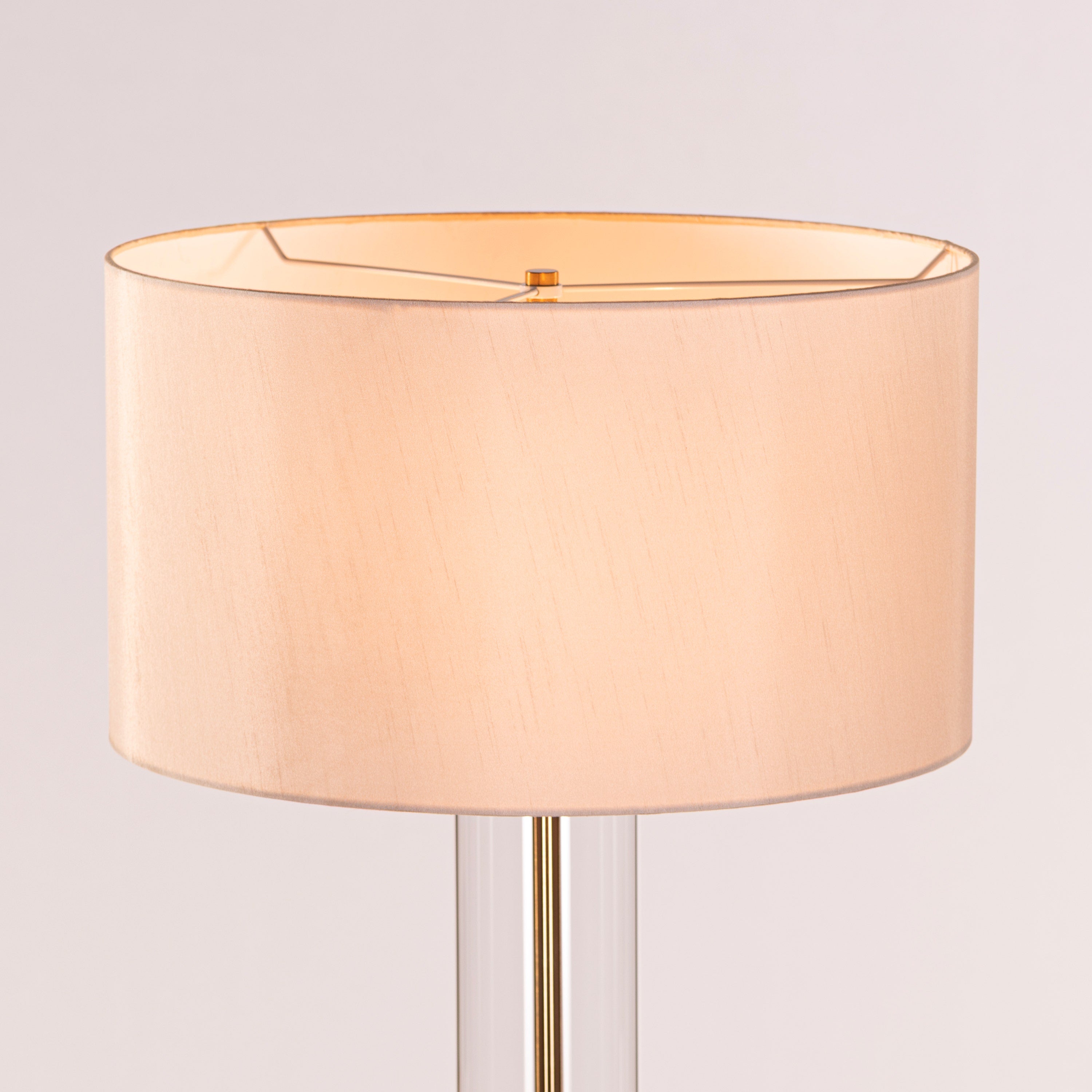 Top Of The World (Gold) Clear Glass Floor Lamp