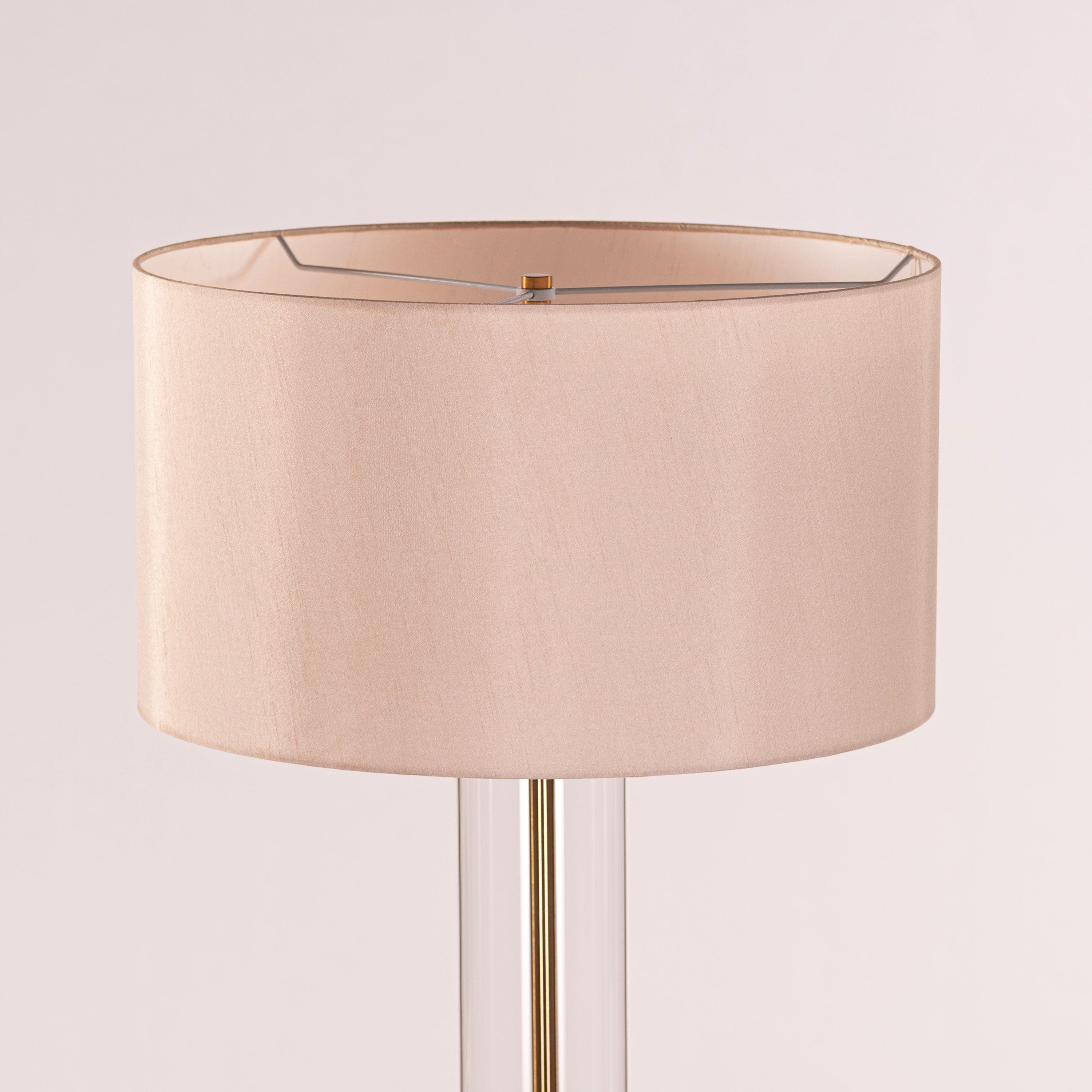 Top Of The World (Gold) Clear Glass Floor Lamp