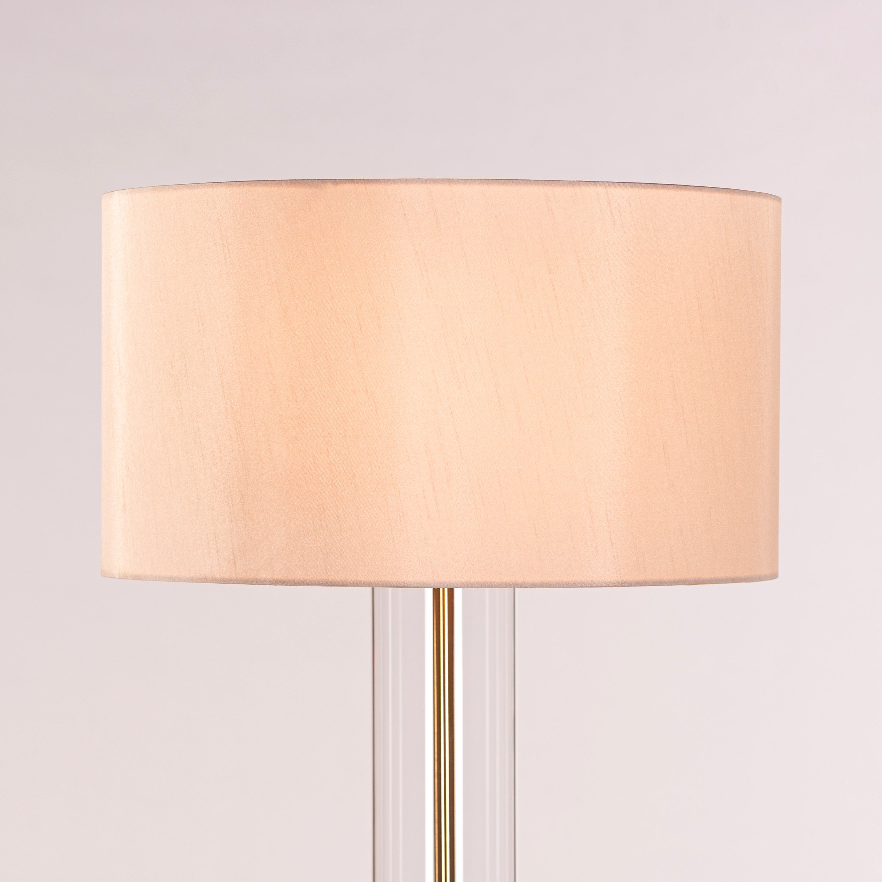 Top Of The World (Gold) Clear Glass Floor Lamp