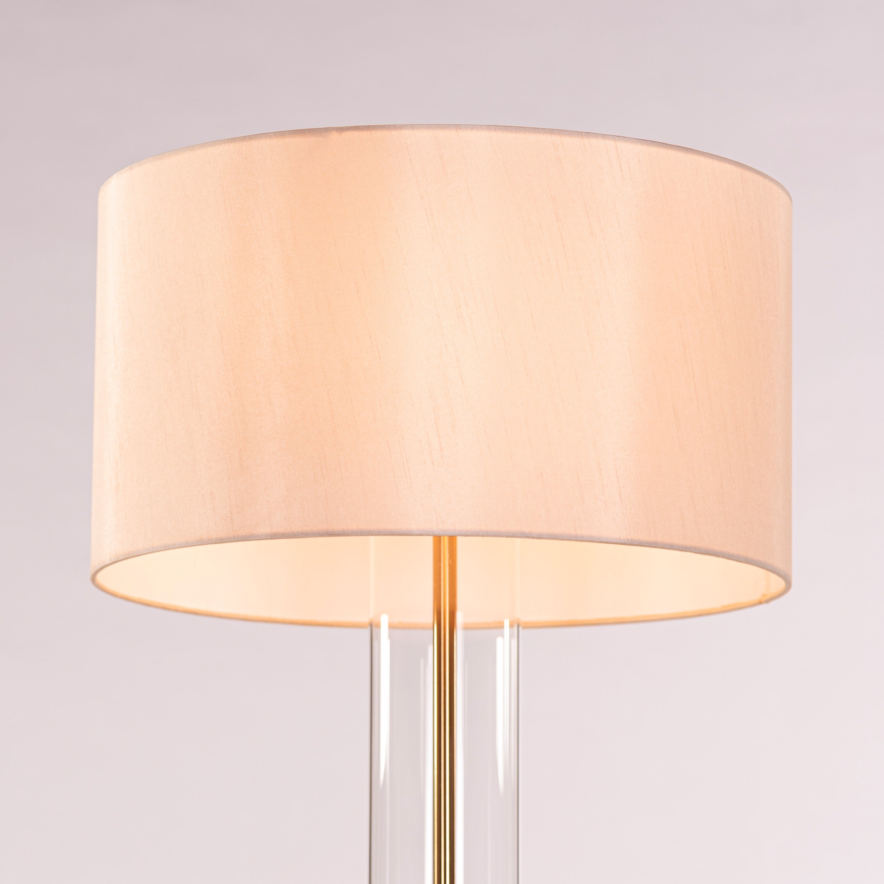 Top Of The World (Gold) Clear Glass Floor Lamp