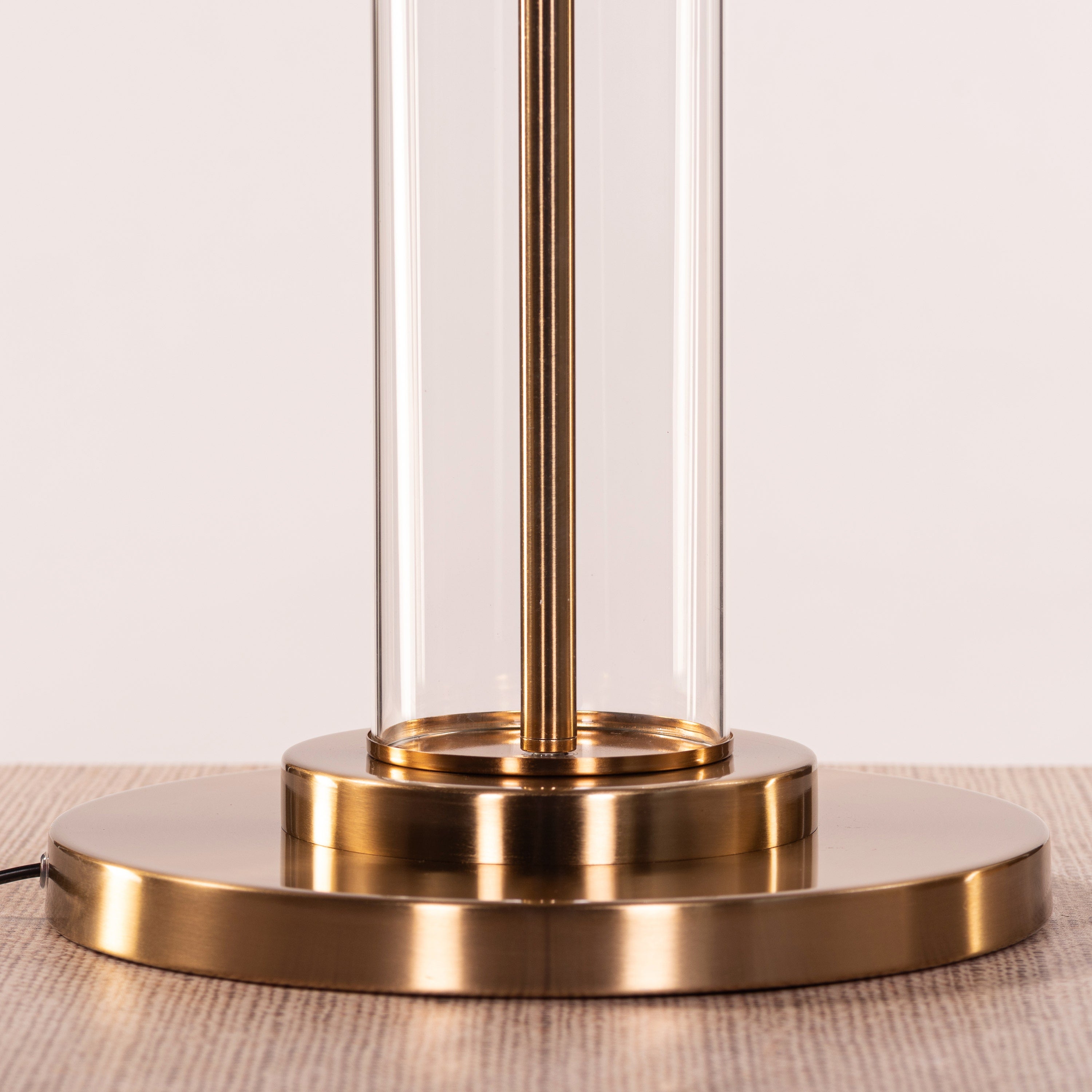 Top Of The World (Gold) Clear Glass Floor Lamp