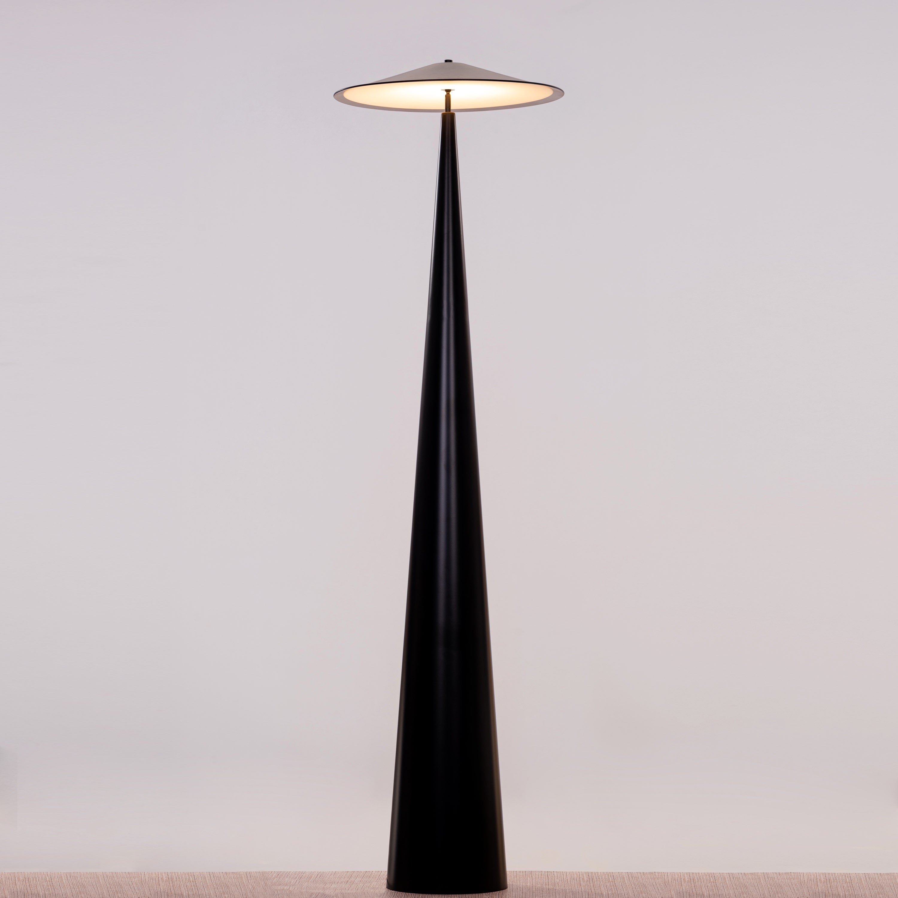 Can't Quit Me (Black) Built-In LED Floor Lamp
