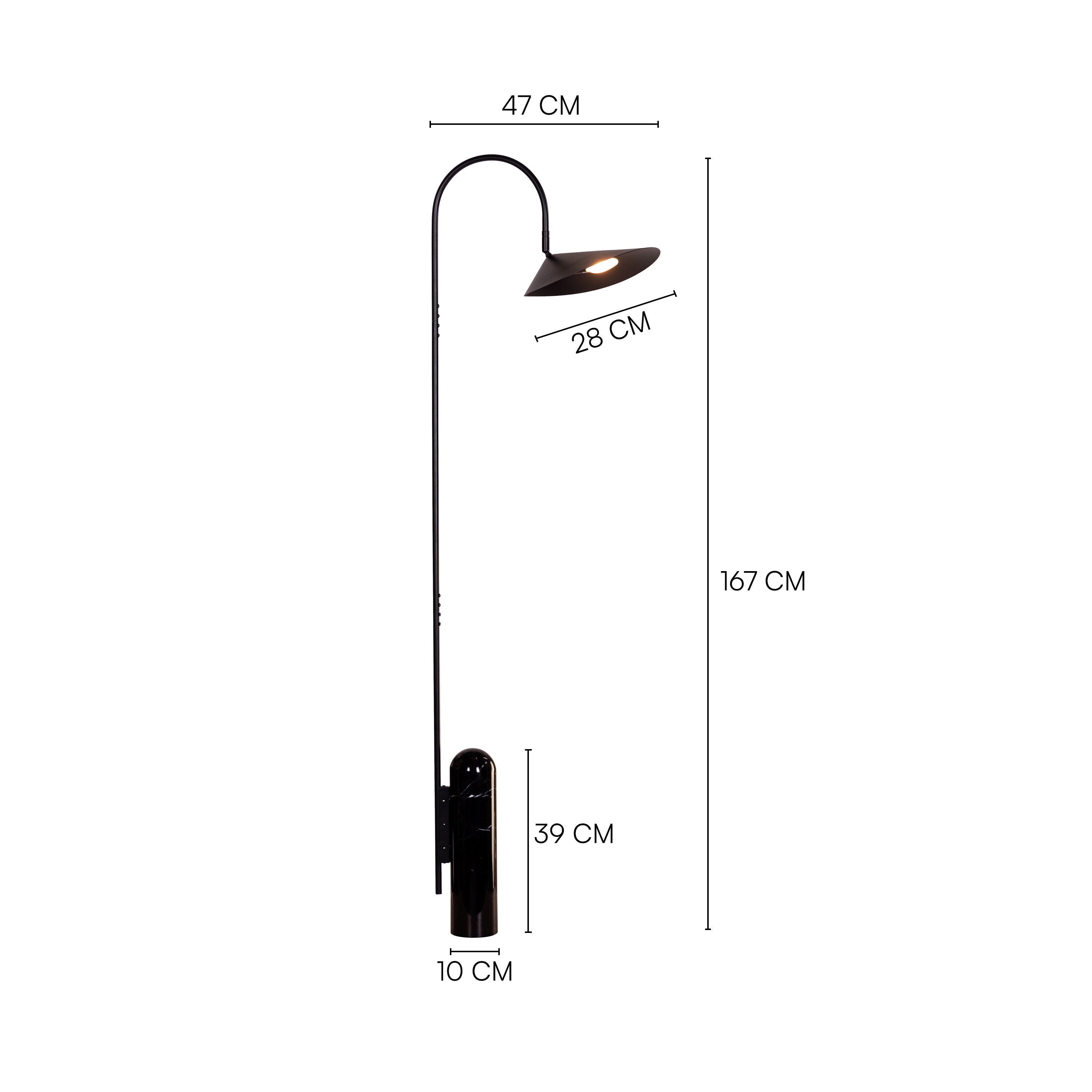 Truth Or Dare (Black) Marble Floor Lamp