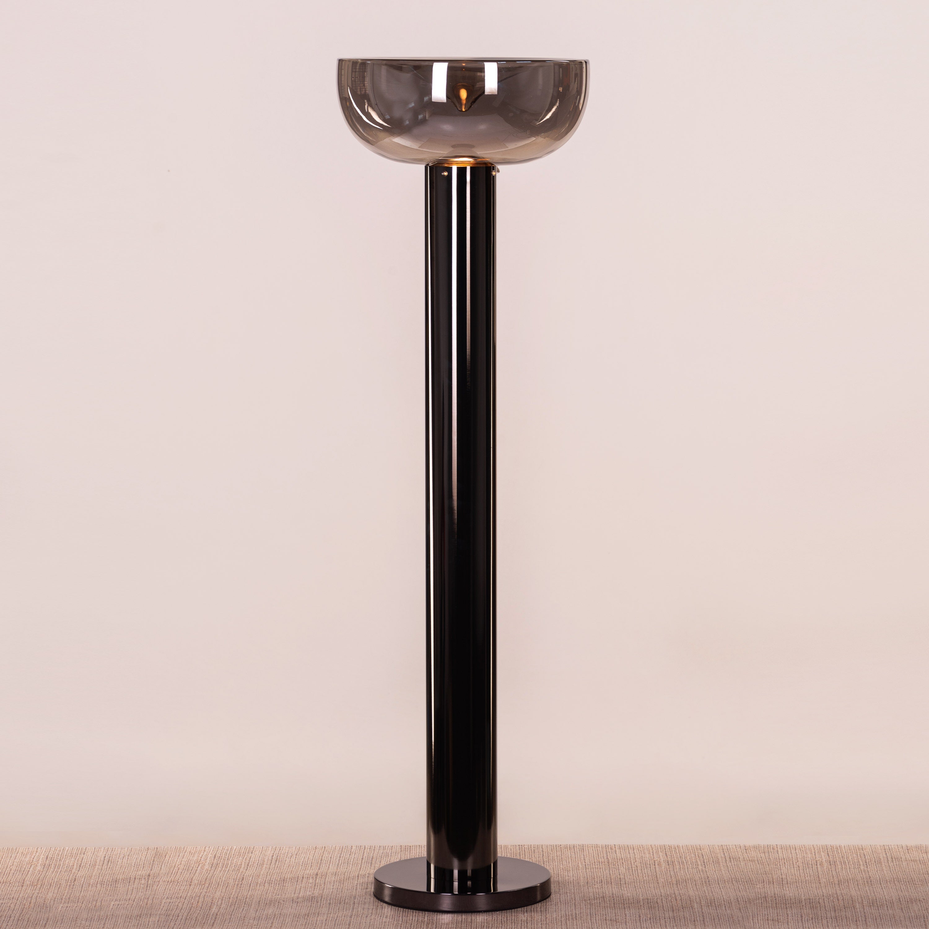 Velvet Morning (Black, Smokey Grey) Floor Lamp