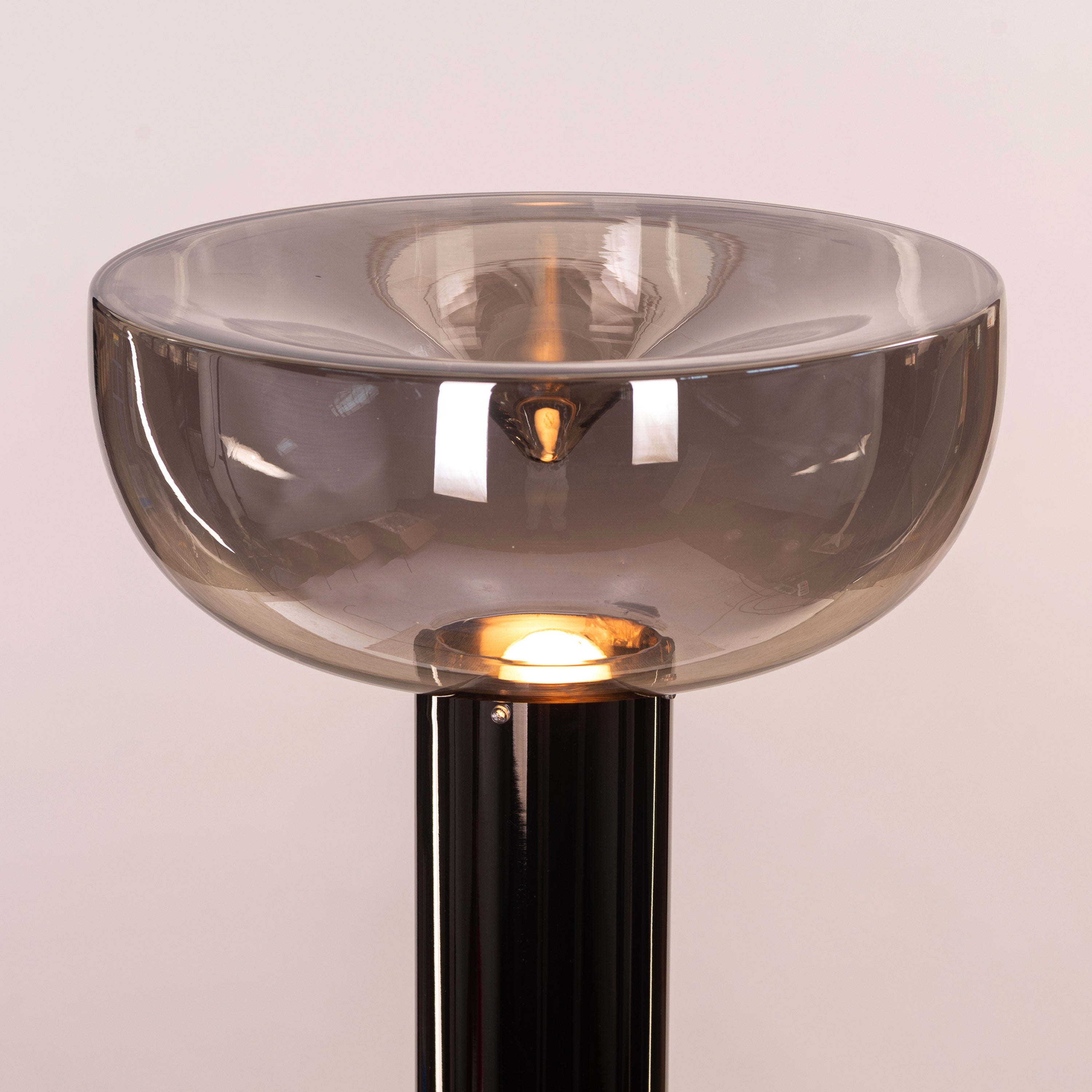 Velvet Morning (Black, Smokey Grey) Floor Lamp