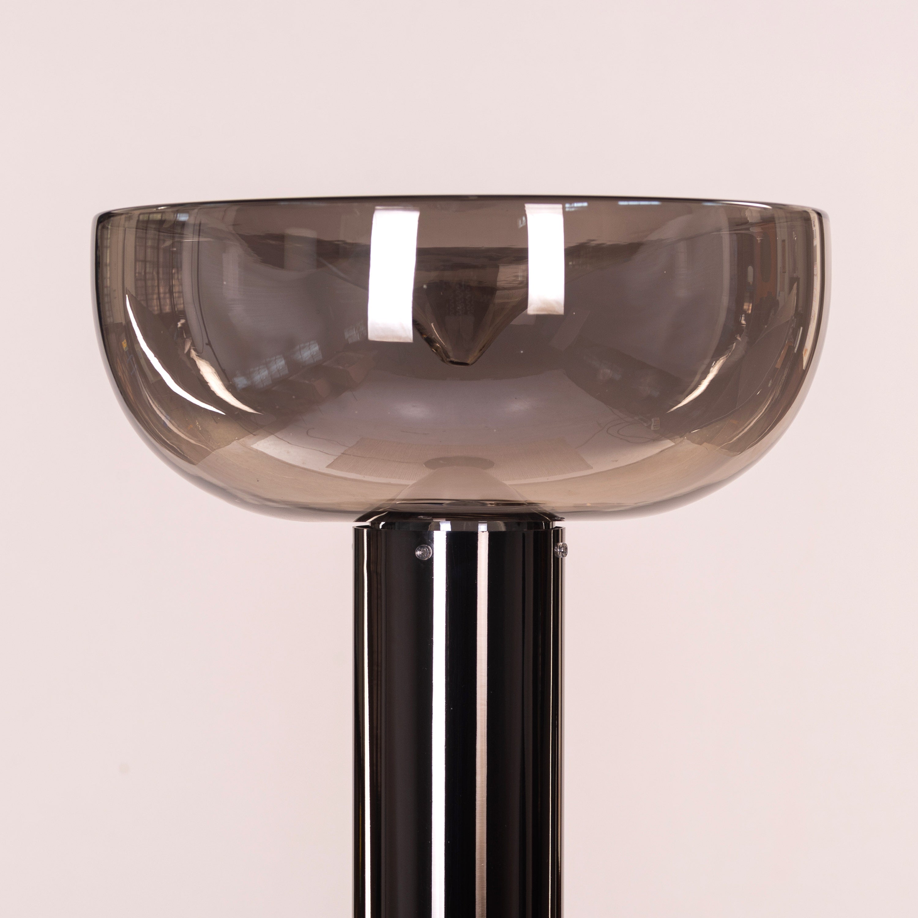 Velvet Morning (Black, Smokey Grey) Floor Lamp