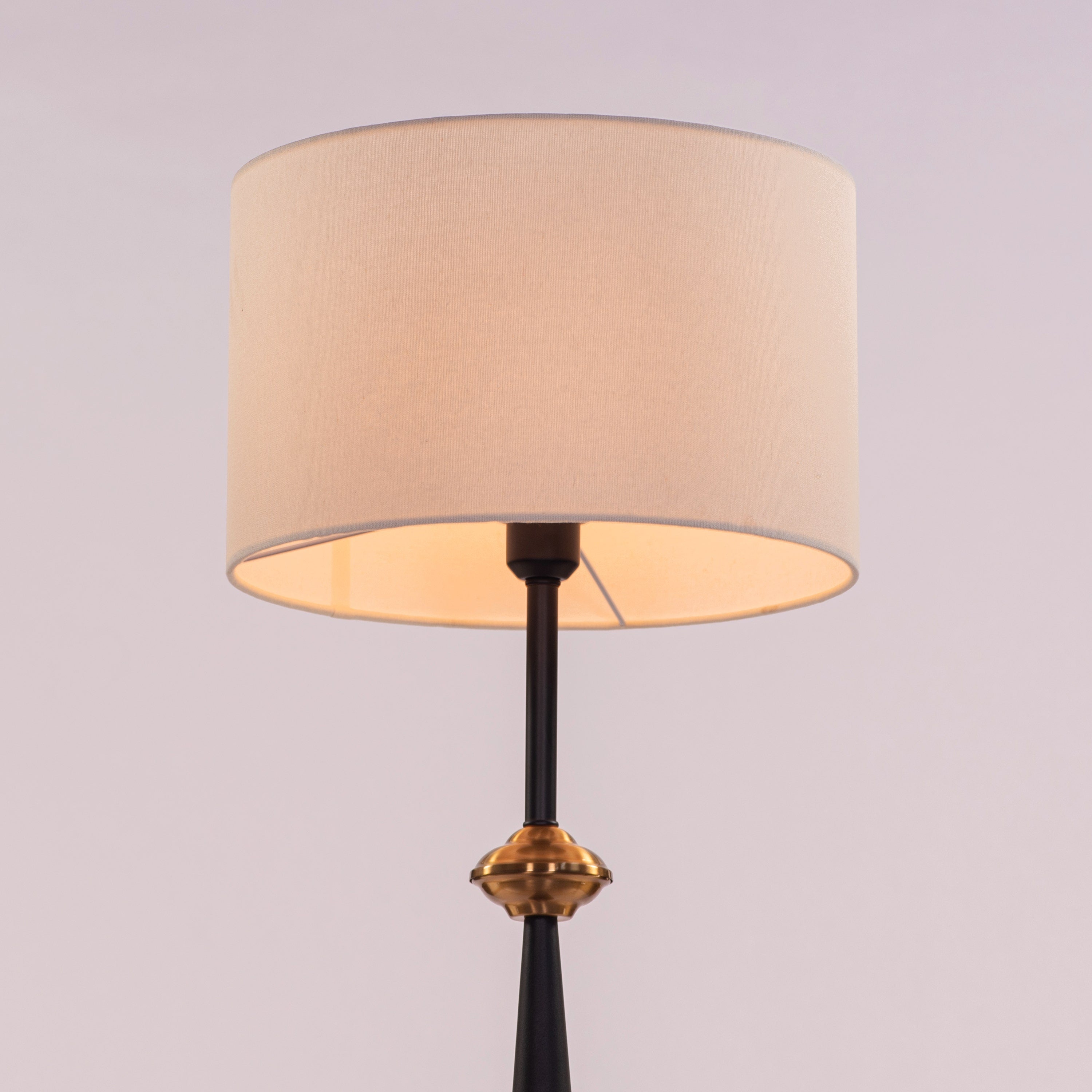 Crown Of The Dawn (Black, White) Floor Lamp